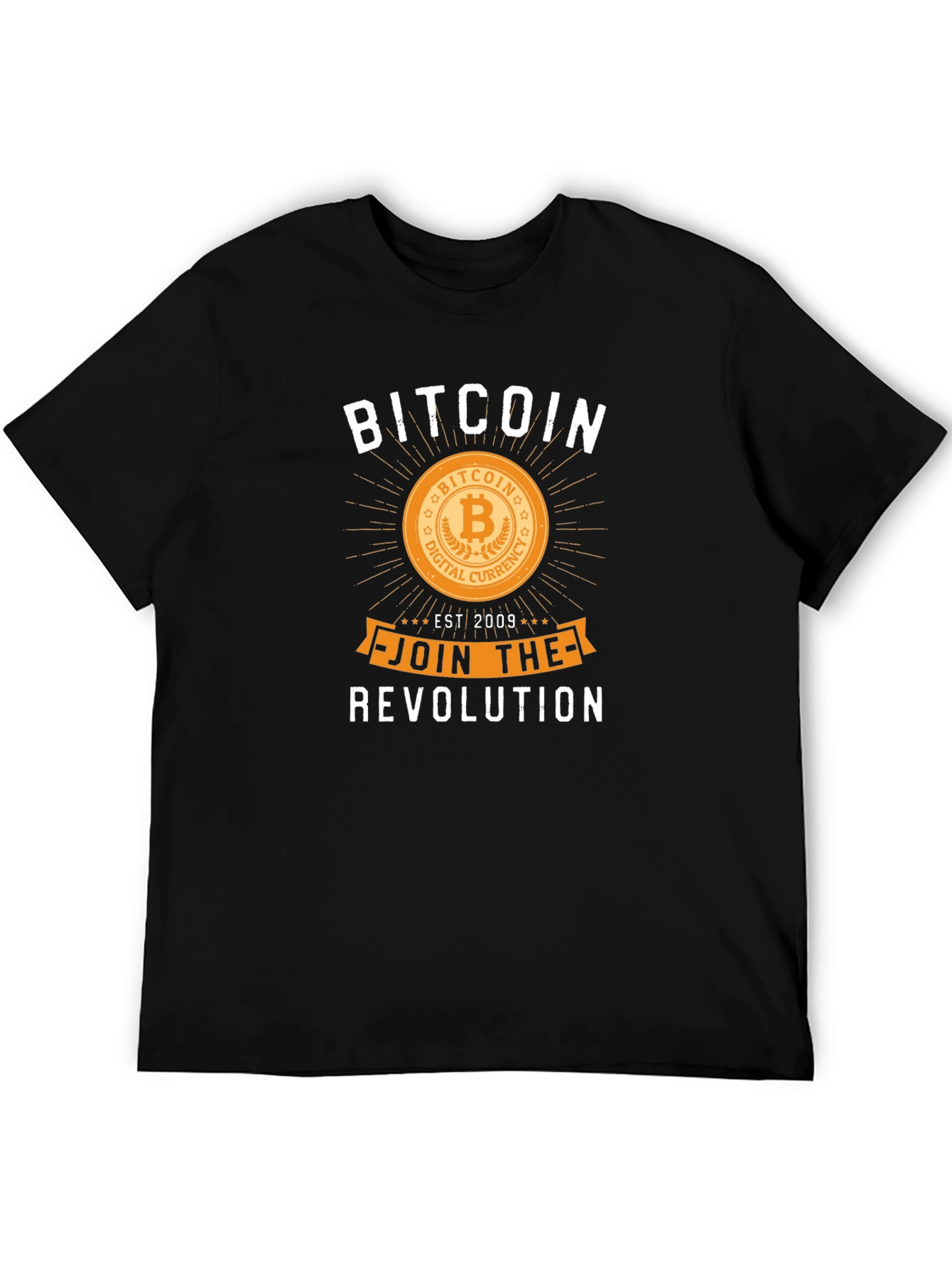 Bitcoin Revolution T-Shirt Crypto Investor Tee