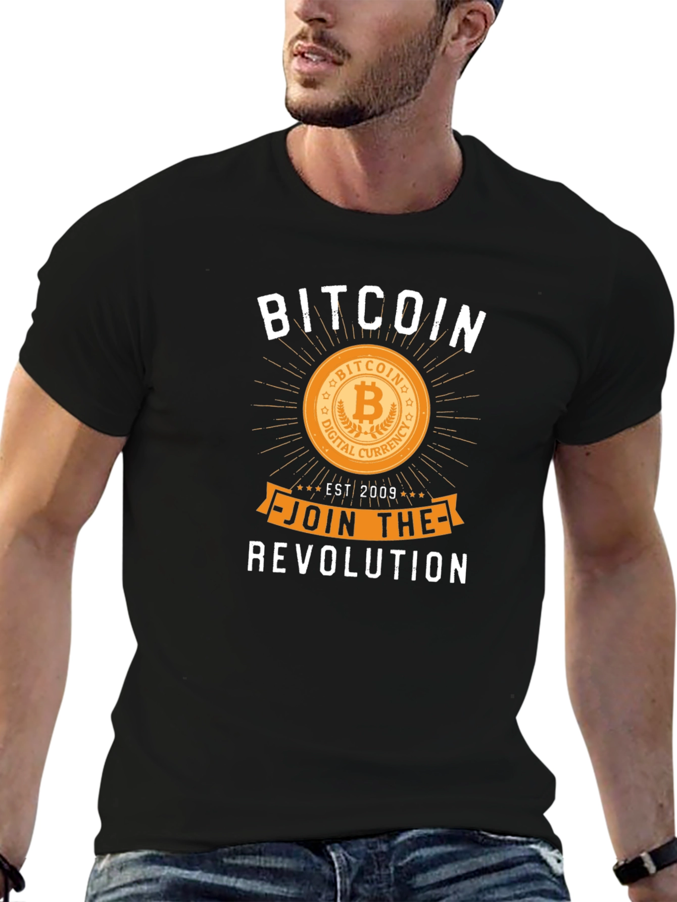 Bitcoin Revolution T-Shirt Crypto Investor Tee