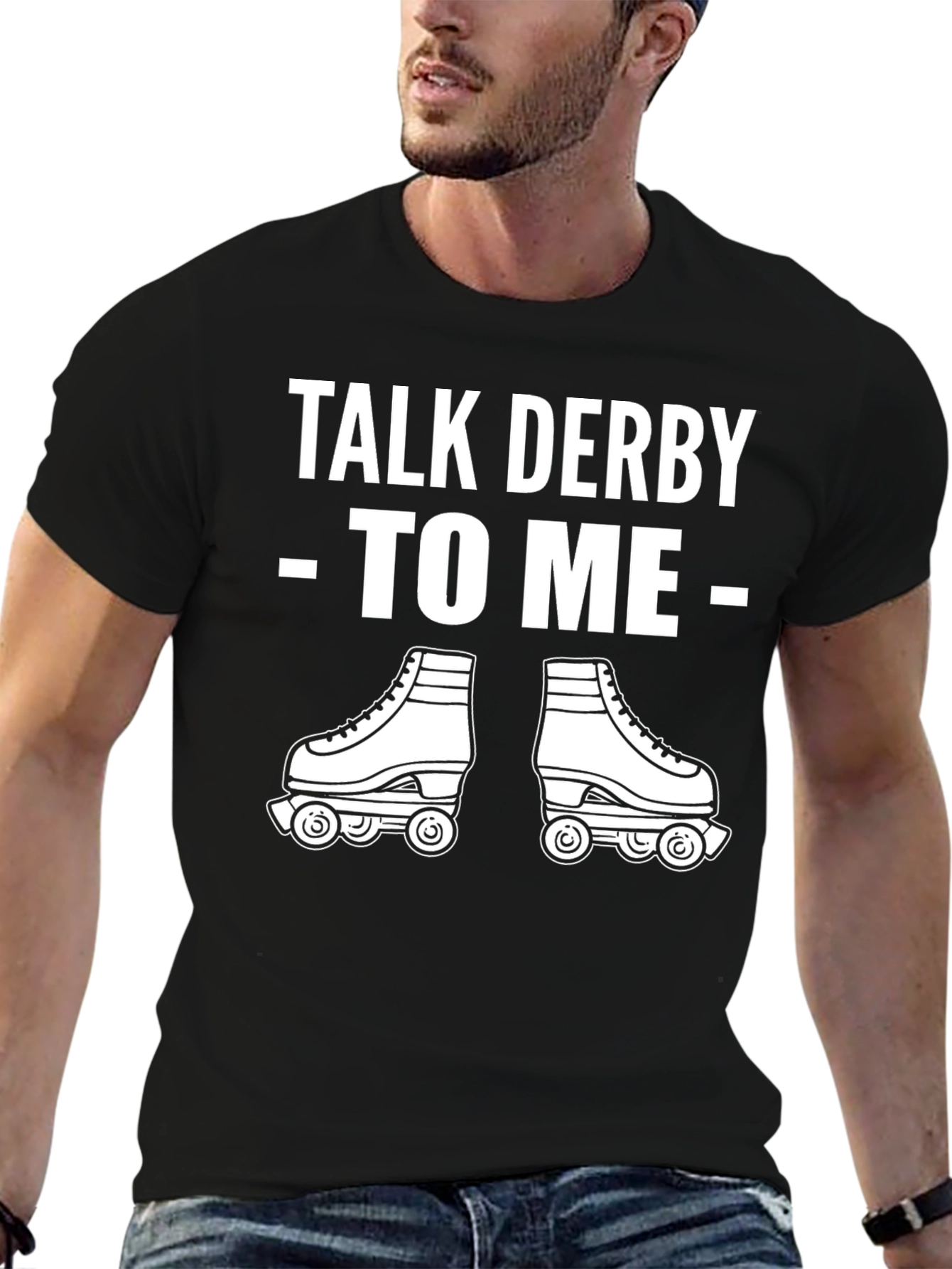 Talk Derby To Me T-Shirt - Roller Skating Tee