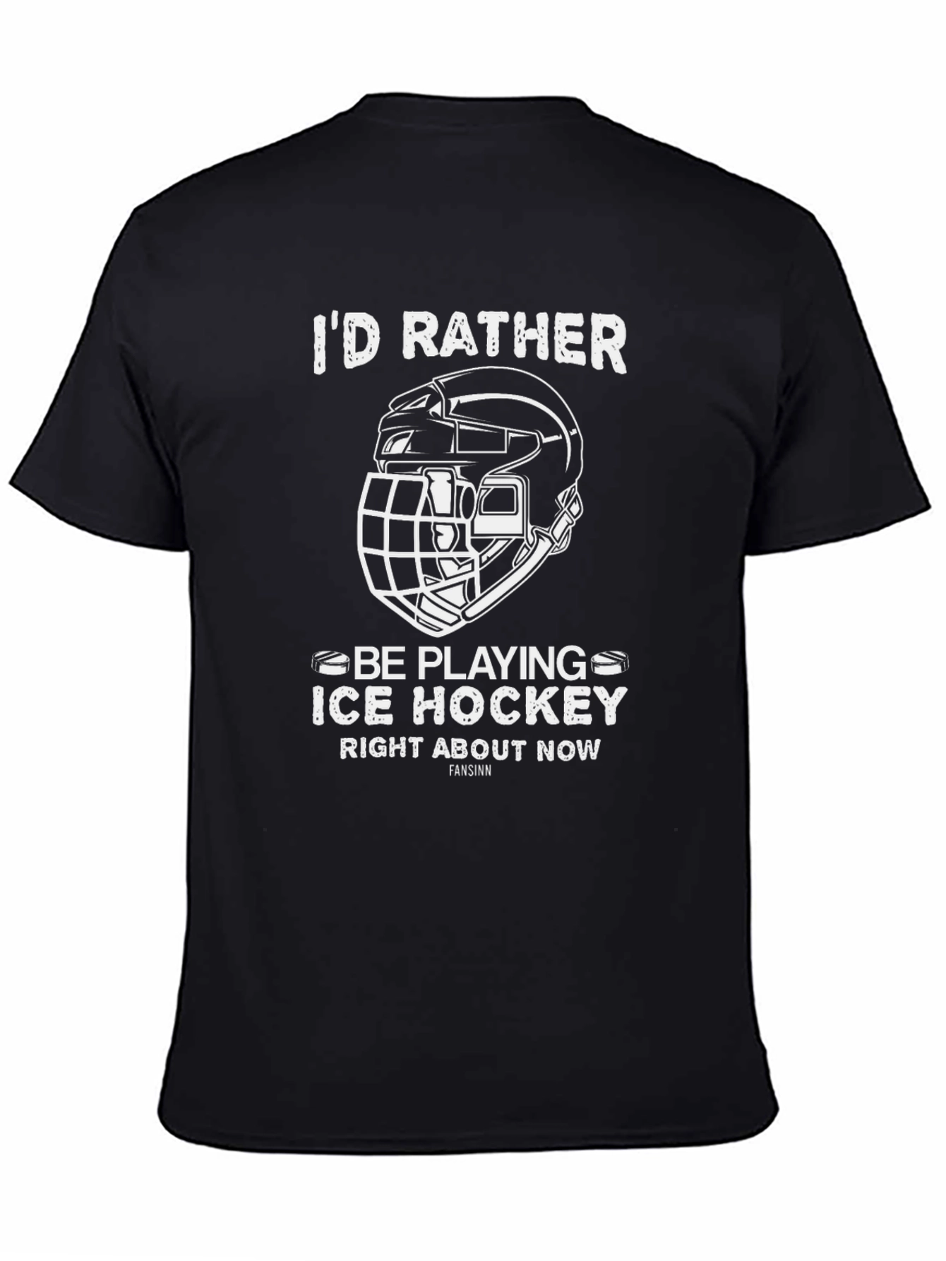 Ice Hockey T-Shirt - Id Rather Be Playing