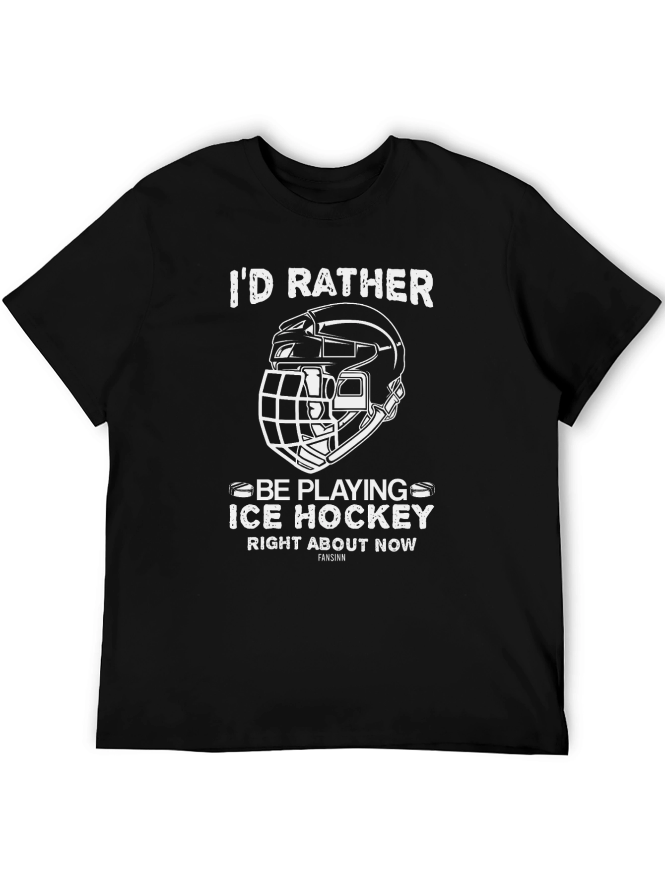 Ice Hockey T-Shirt - Id Rather Be Playing