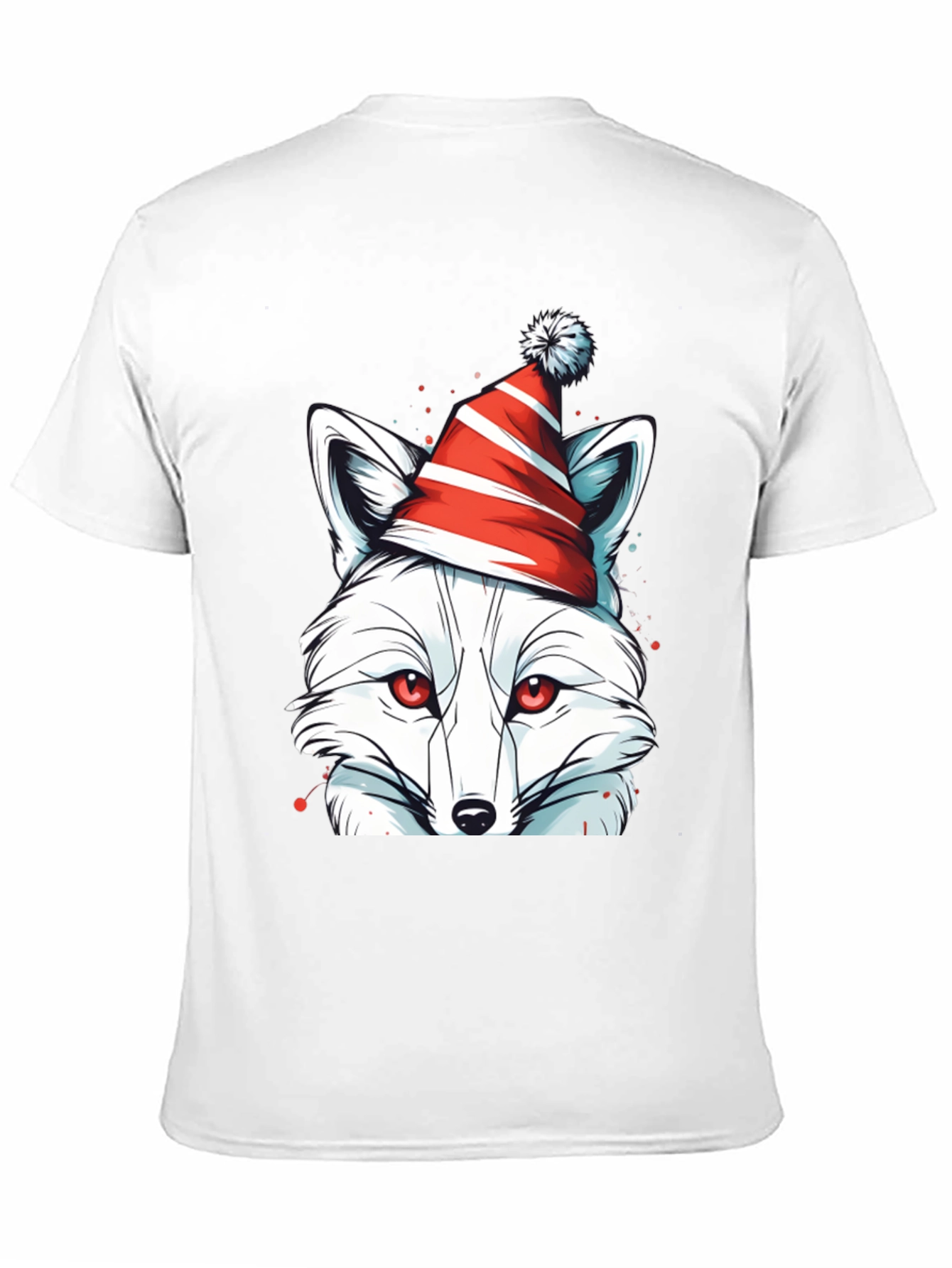 Festive Fox Tee - Holiday Graphic Shirt