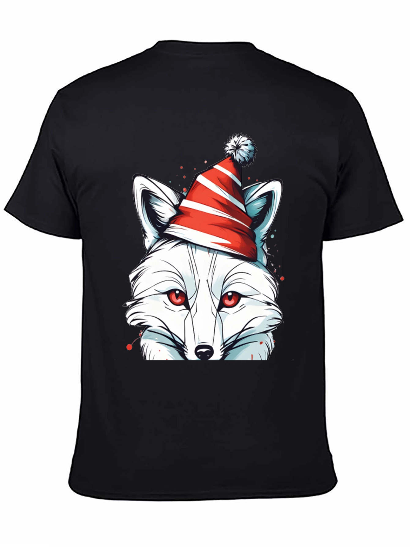 Festive Fox Tee - Holiday Graphic Shirt