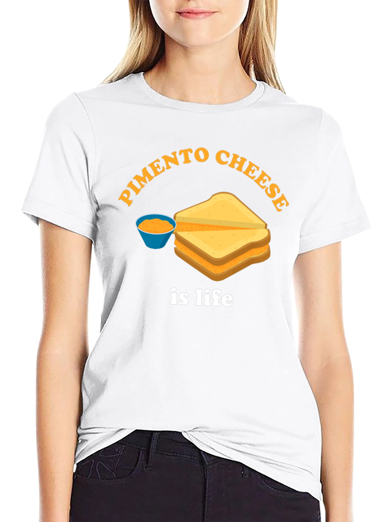 Pimento Cheese Is Life Graphic Tee