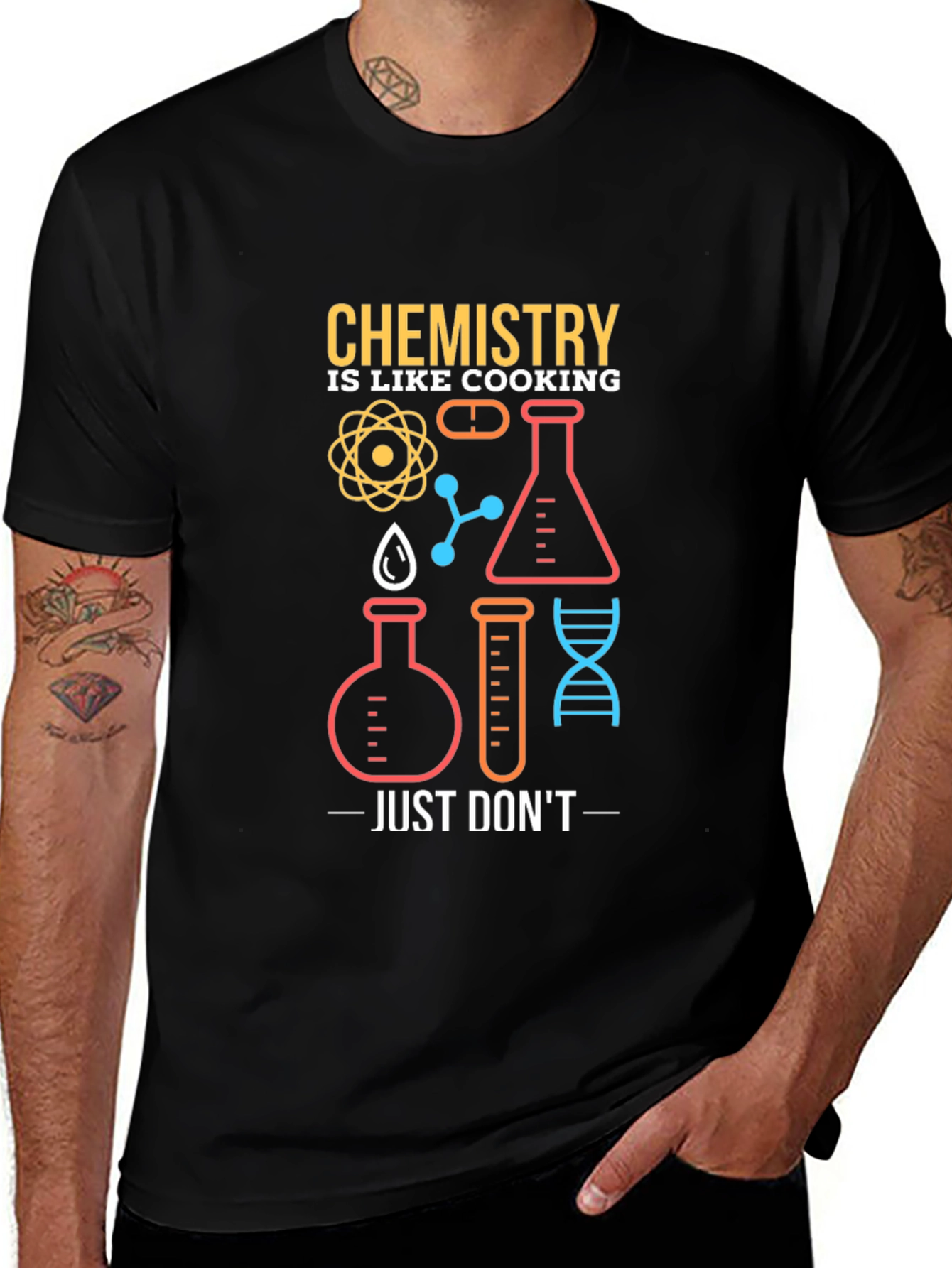 Chemistry is Like Cooking Graphic T-Shirt