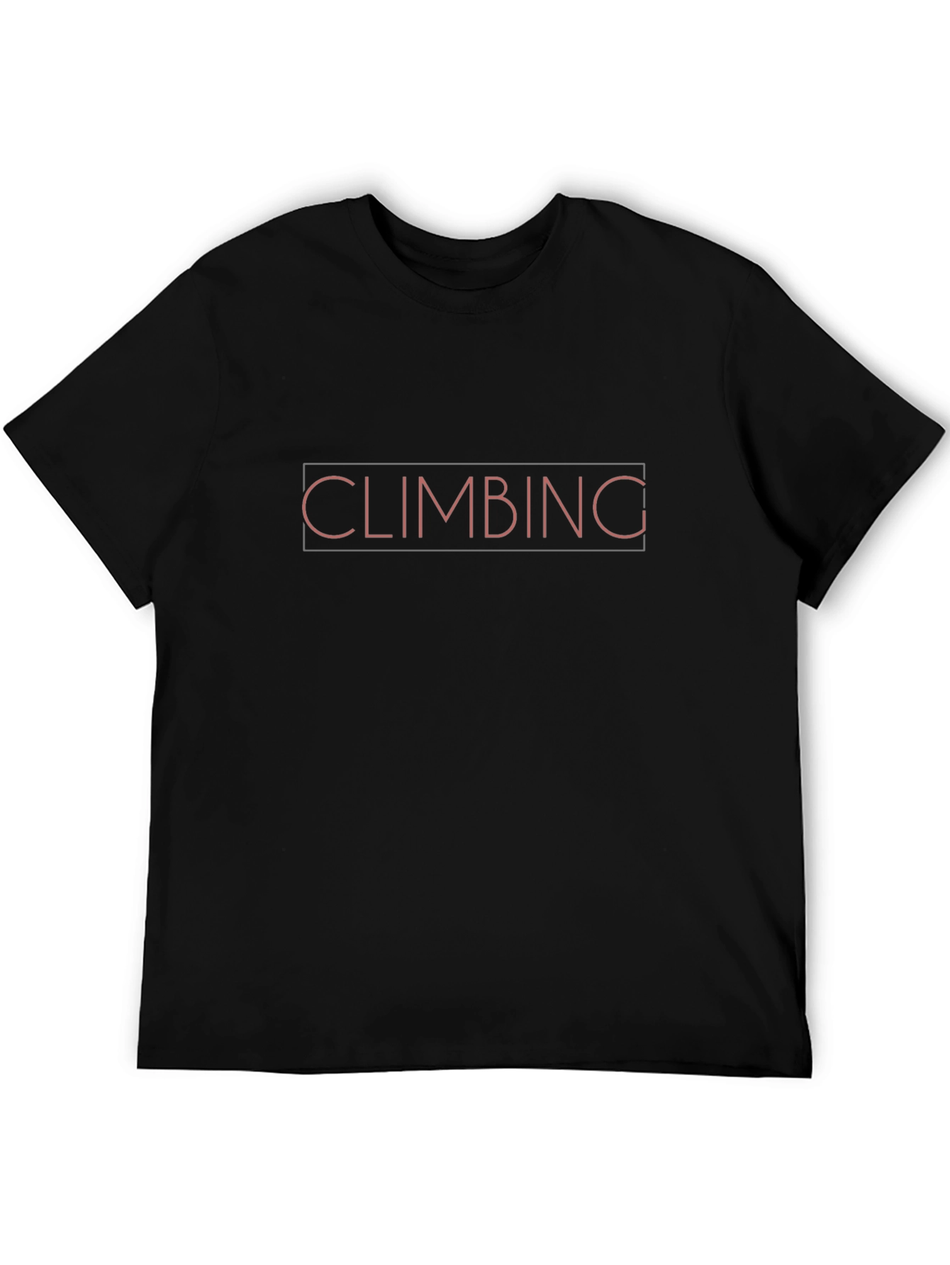 Climbing Enthusiast T-Shirt - Black