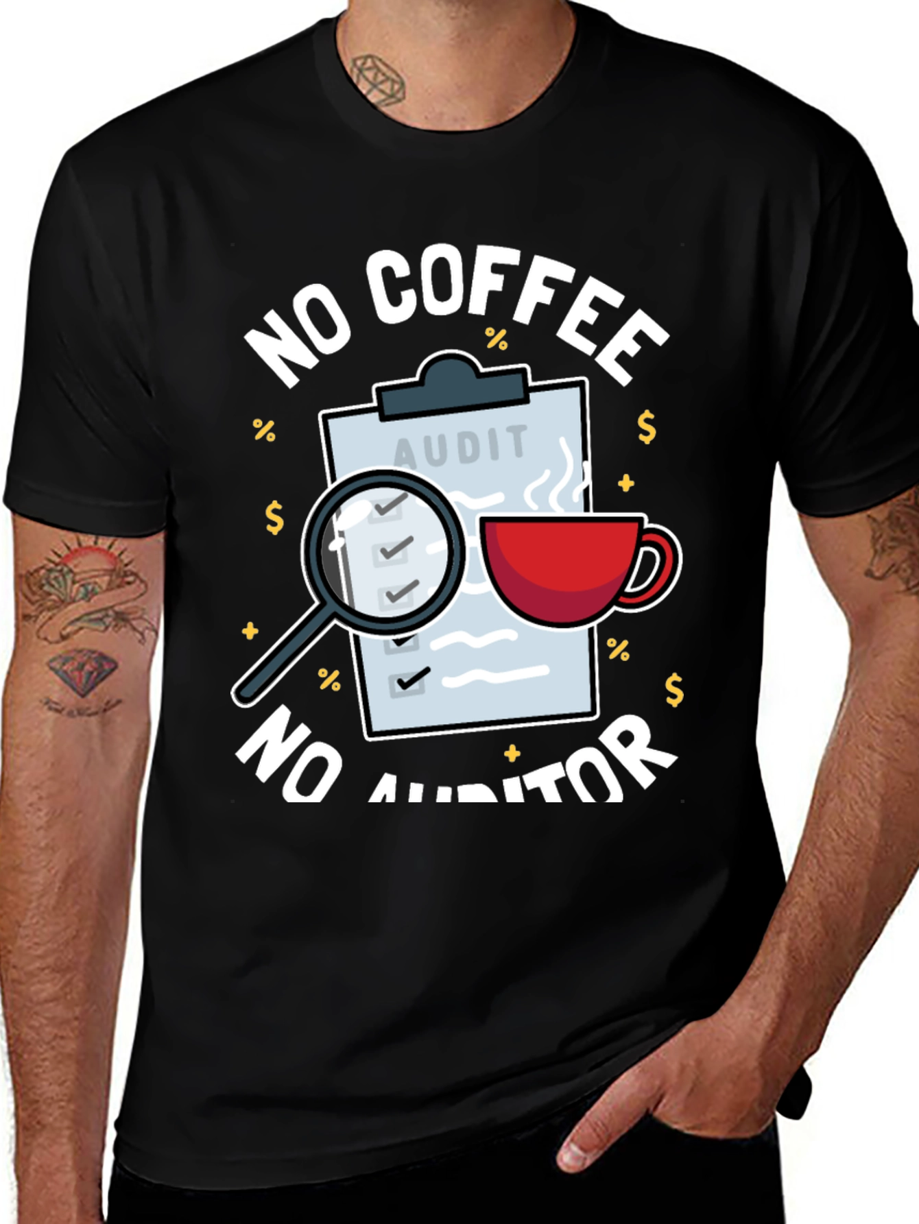 No Coffee No Auditor T-Shirt