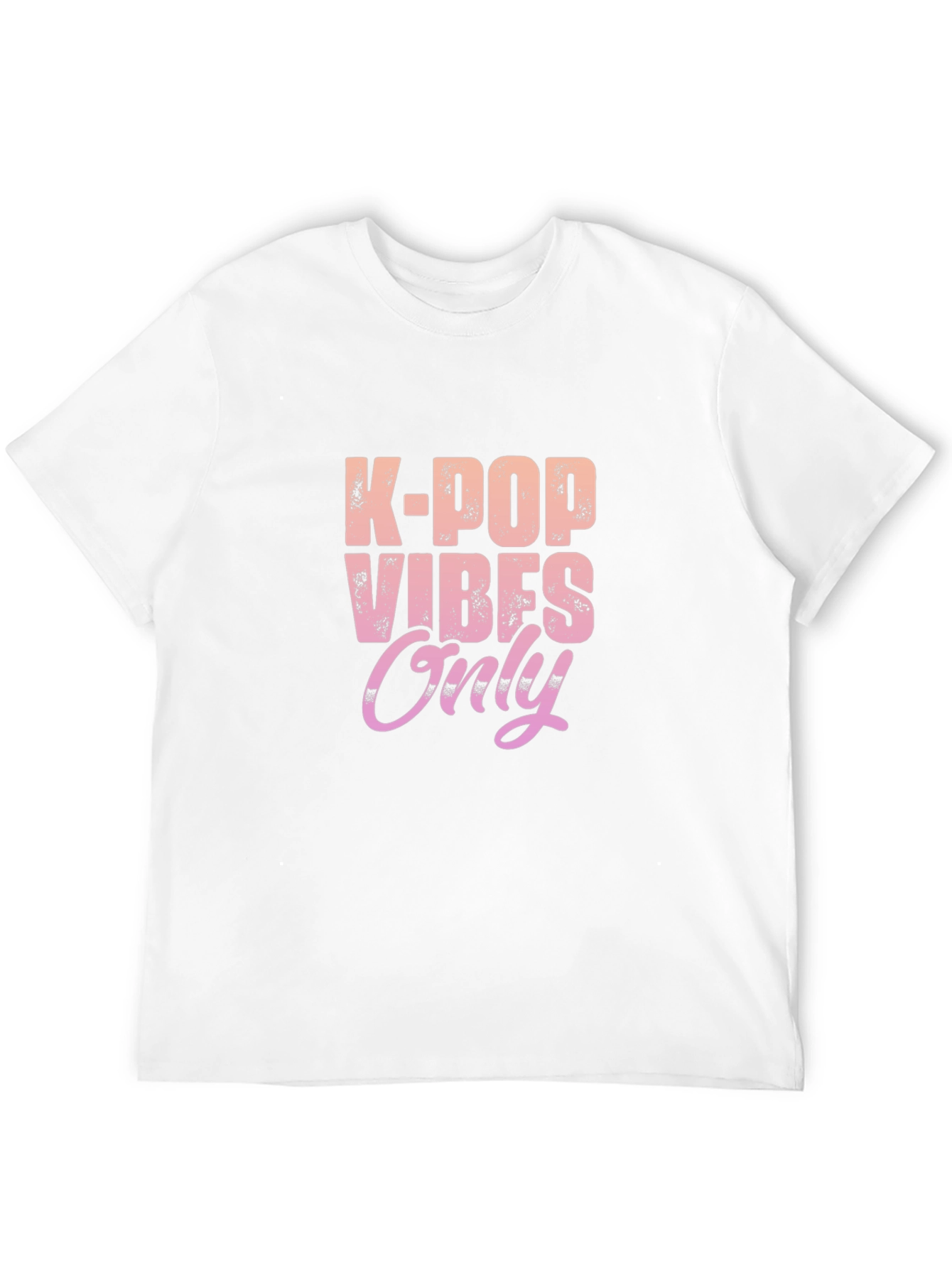 K-Pop Vibes Only Graphic T-Shirt
