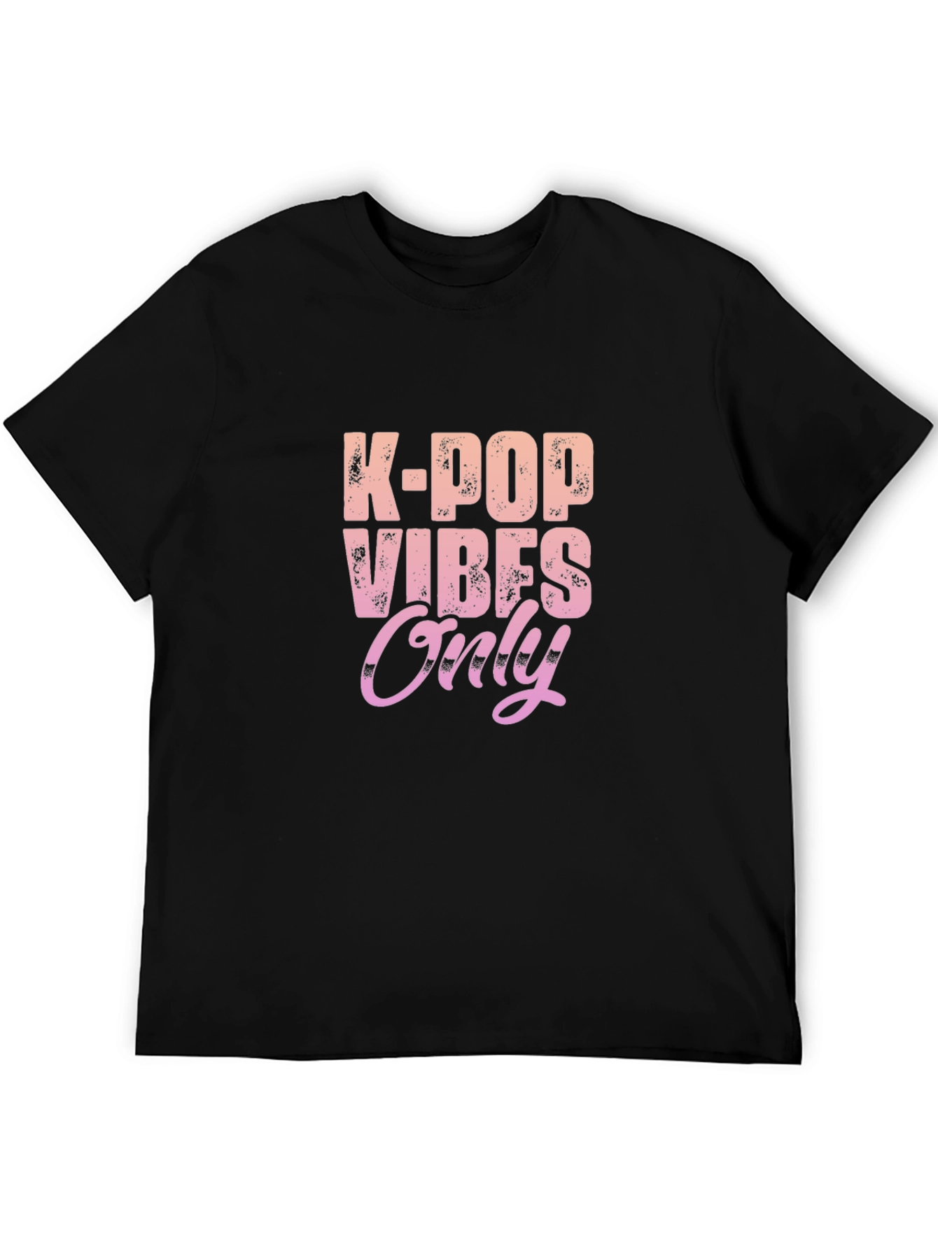 K-Pop Vibes Only Graphic T-Shirt
