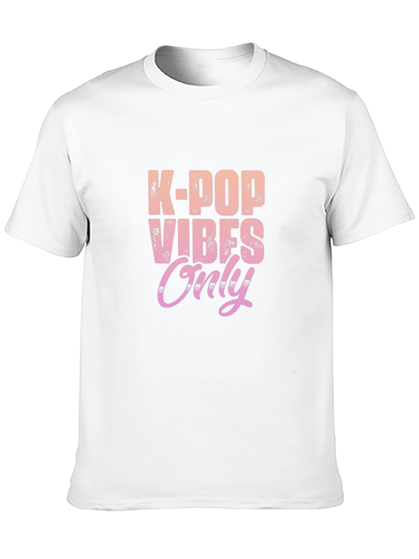K-Pop Vibes Only Graphic T-Shirt