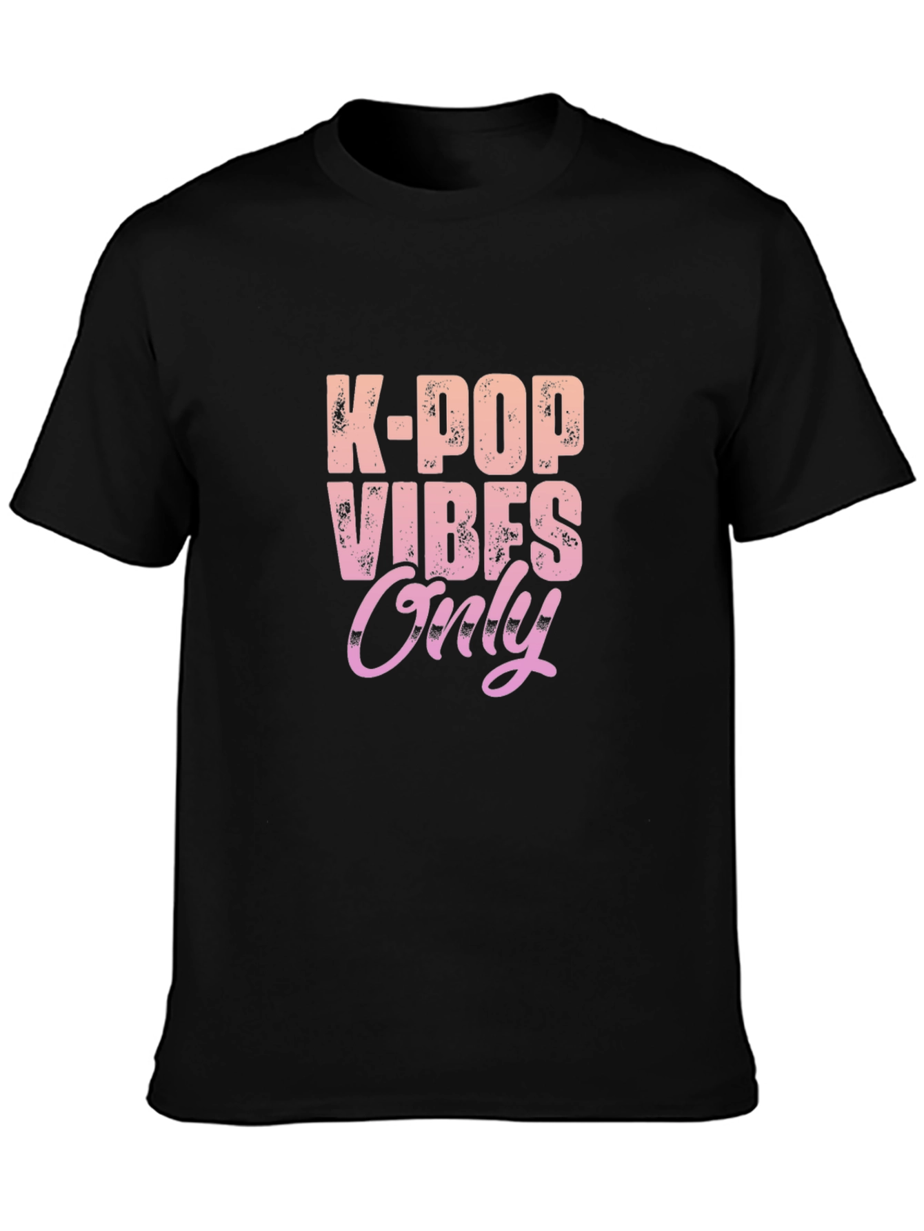 K-Pop Vibes Only Graphic T-Shirt