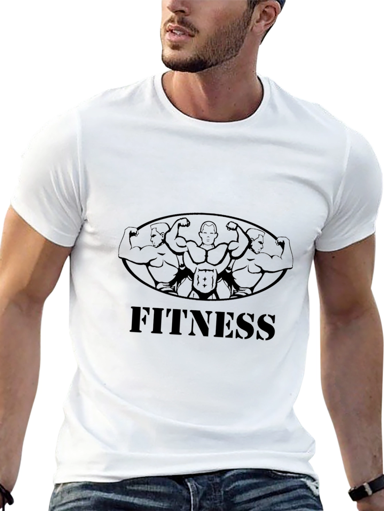 Fitness Graphic T-Shirt - Gym Motivation