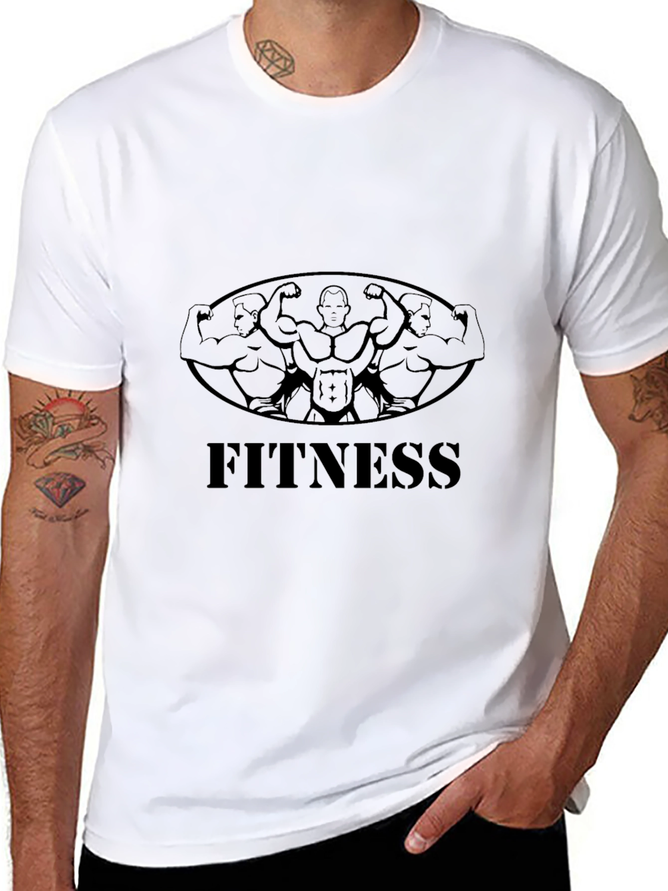 Fitness Graphic T-Shirt - Gym Motivation