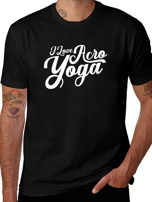 I Love Acro Yoga T-Shirt - Stylish Graphic Tee