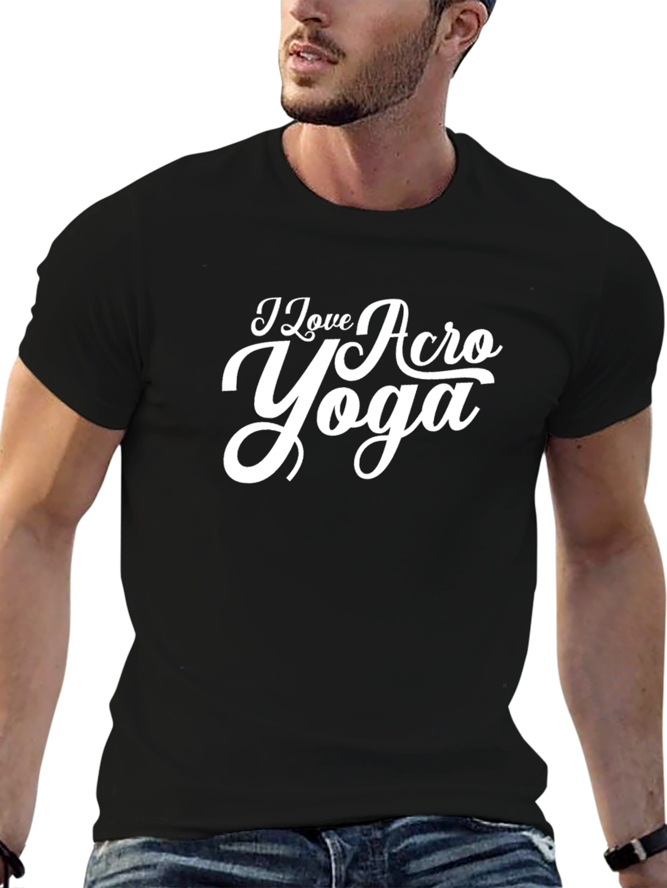 I Love Acro Yoga T-Shirt - Stylish Graphic Tee