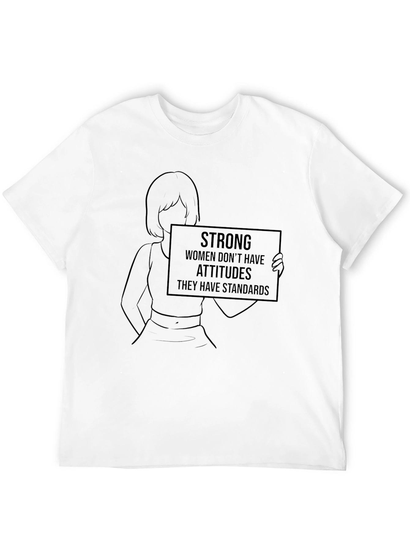 Empowered Woman Black T-Shirt
