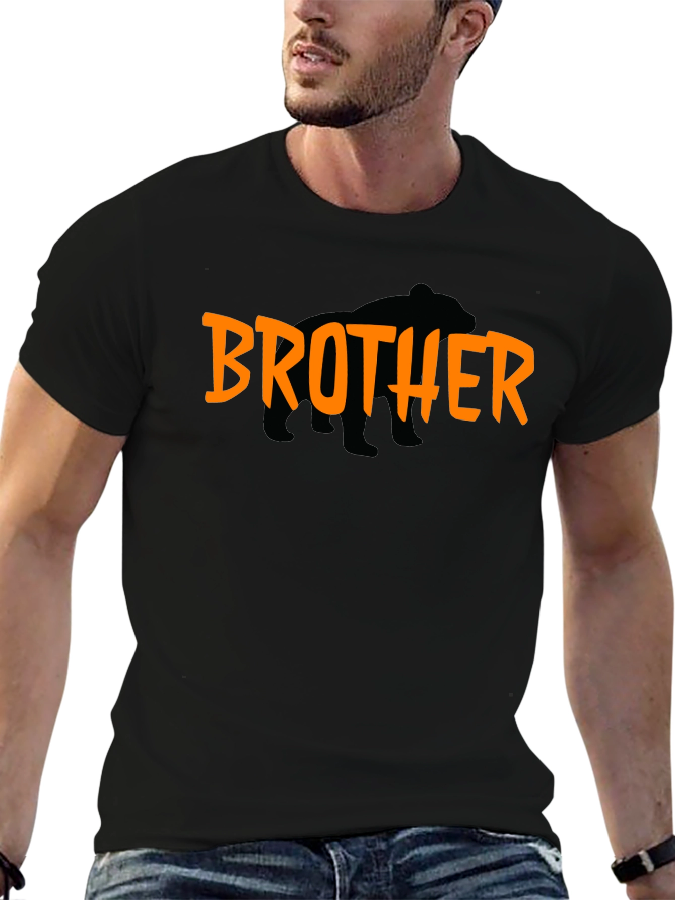Brother Bear Graphic Tee - Black T-Shirt