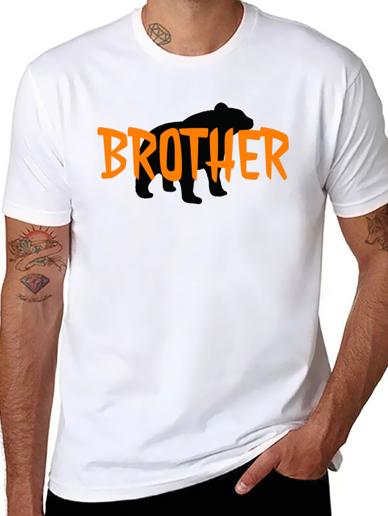 Brother Bear Graphic Tee - Black T-Shirt