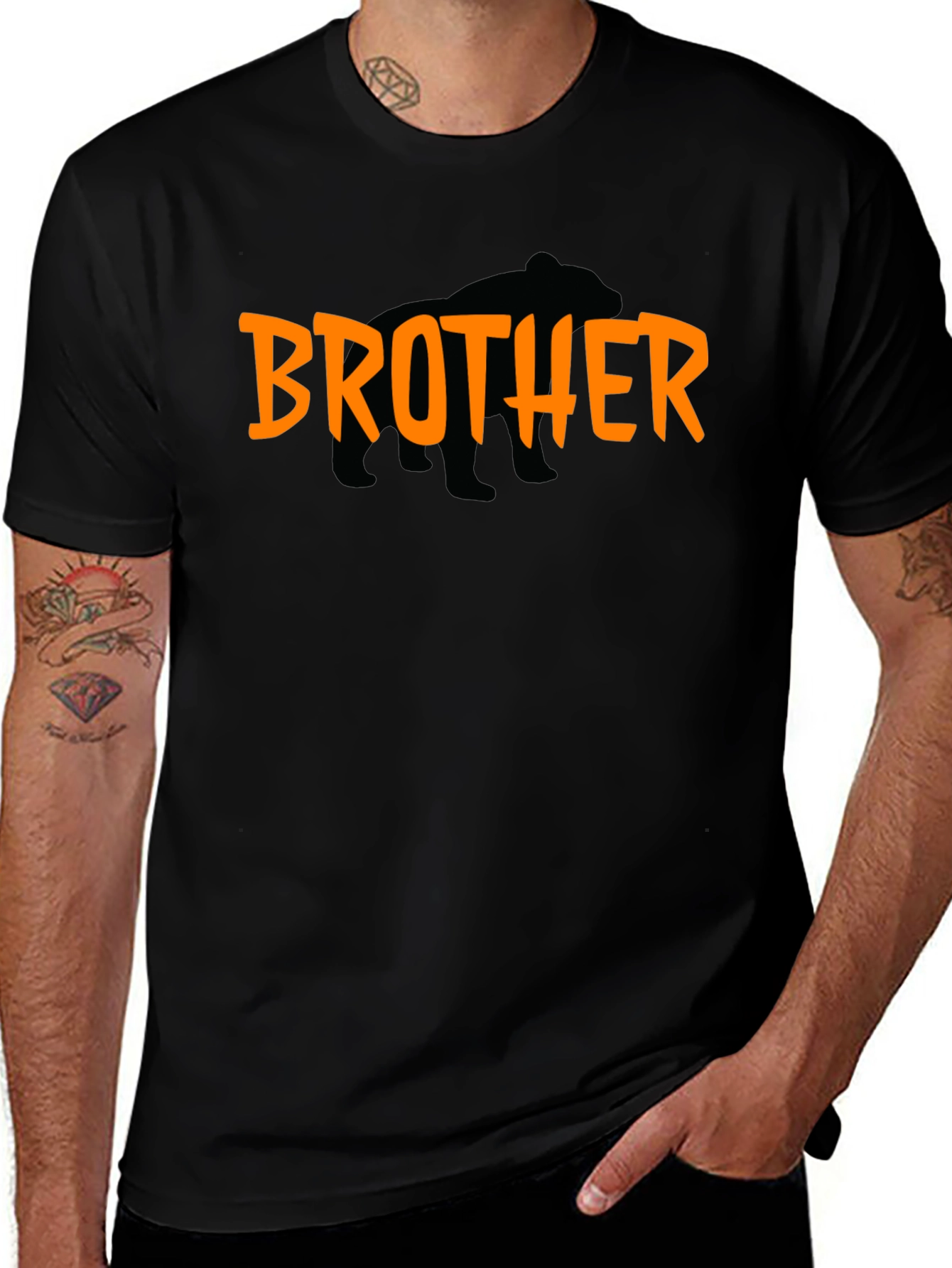 Brother Bear Graphic Tee - Black T-Shirt