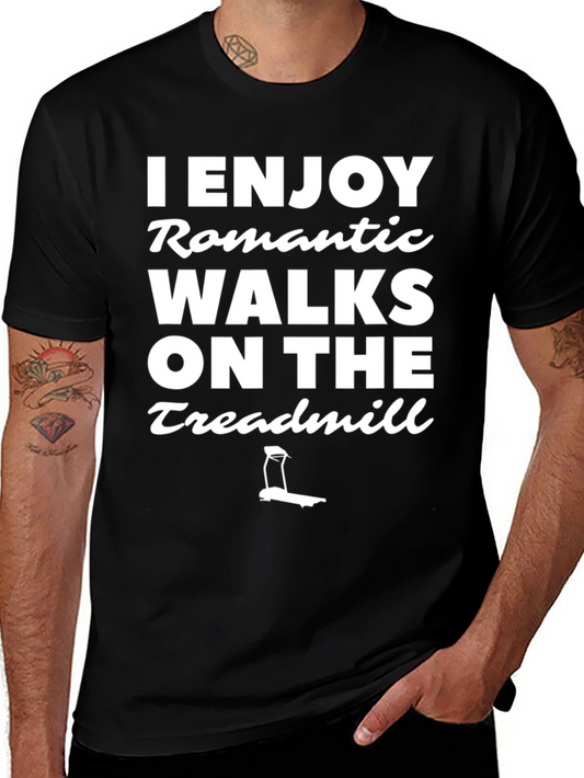 Romantic Walks on the Treadmill Graphic Tee