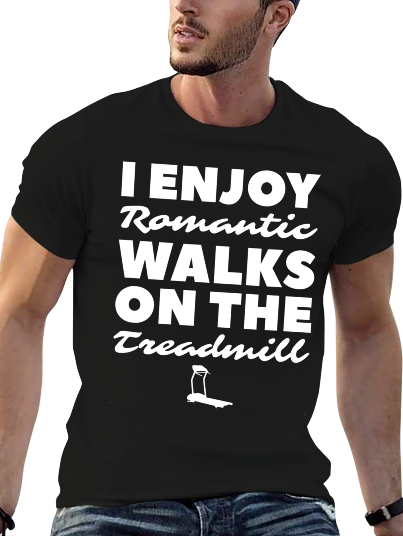 Romantic Walks on the Treadmill Graphic Tee