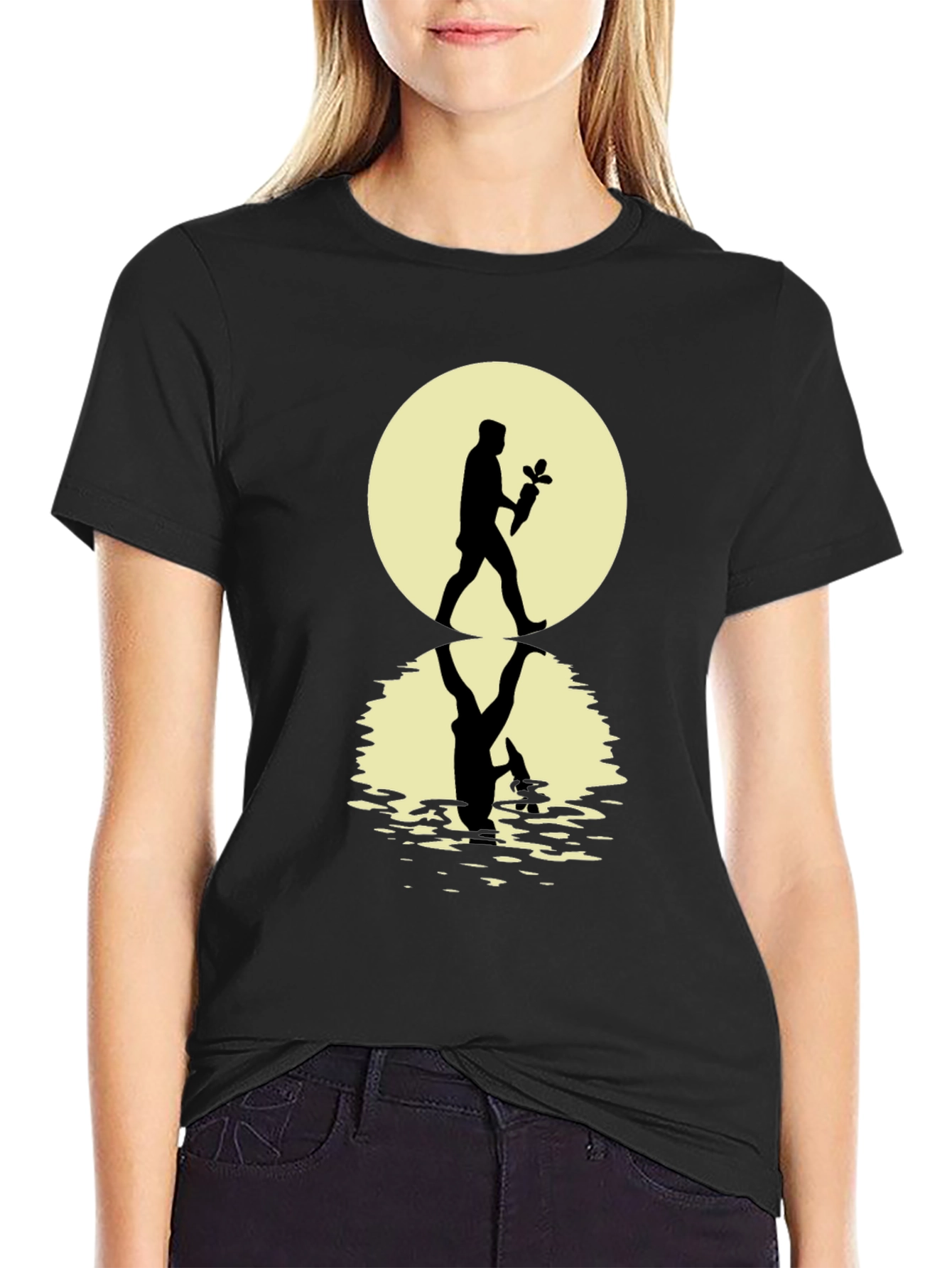 Silhouette Graphic Tee: Carrot Harvest