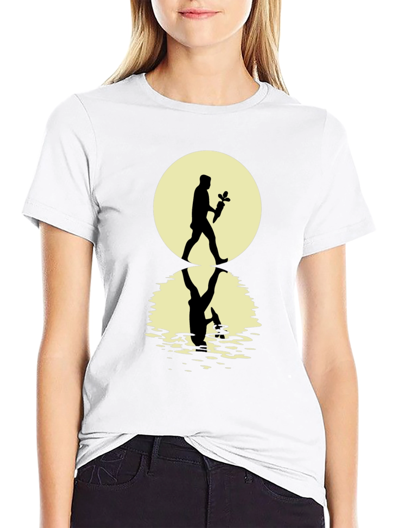 Silhouette Graphic Tee: Carrot Harvest