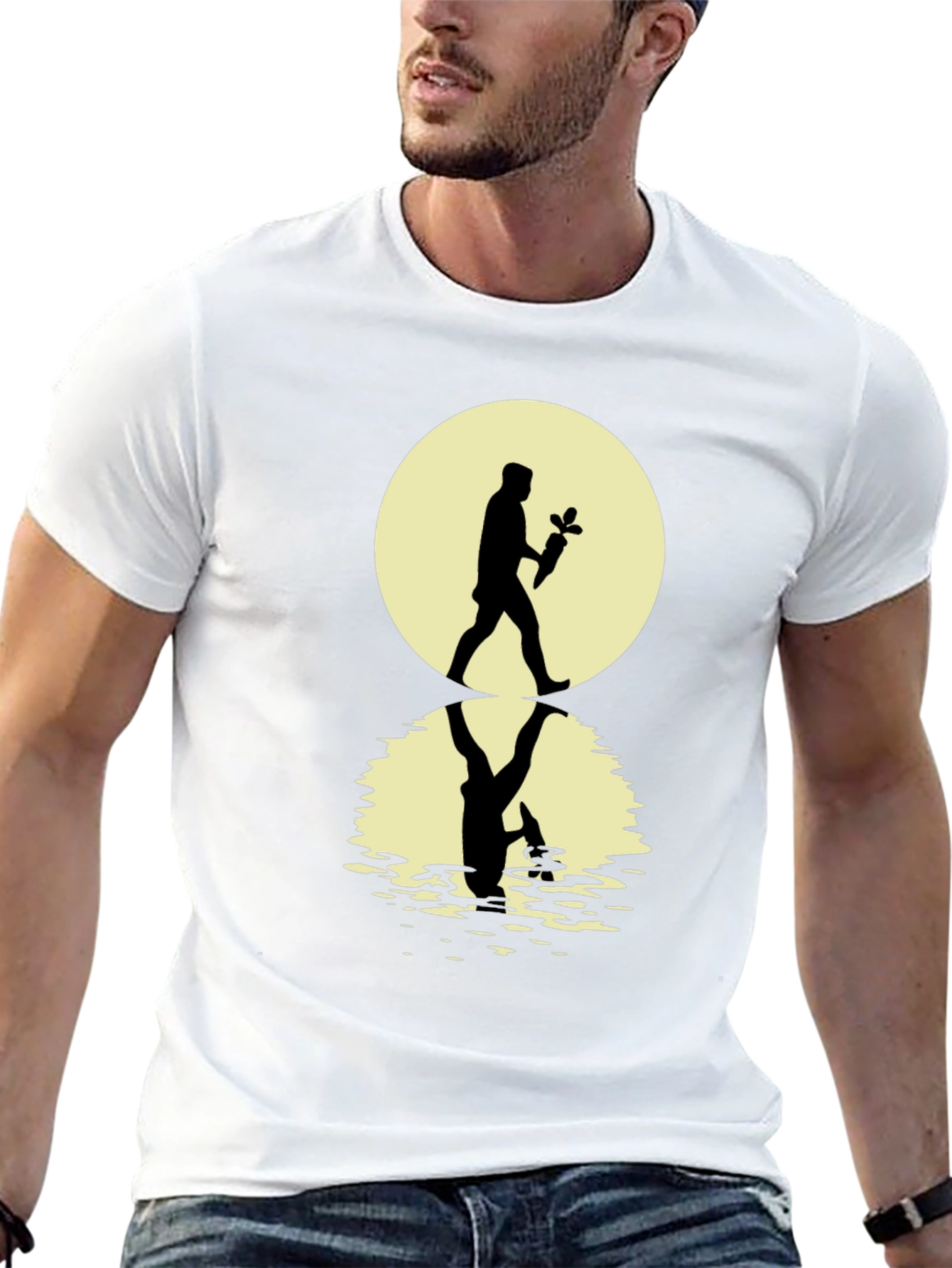 Silhouette Graphic Tee: Carrot Harvest