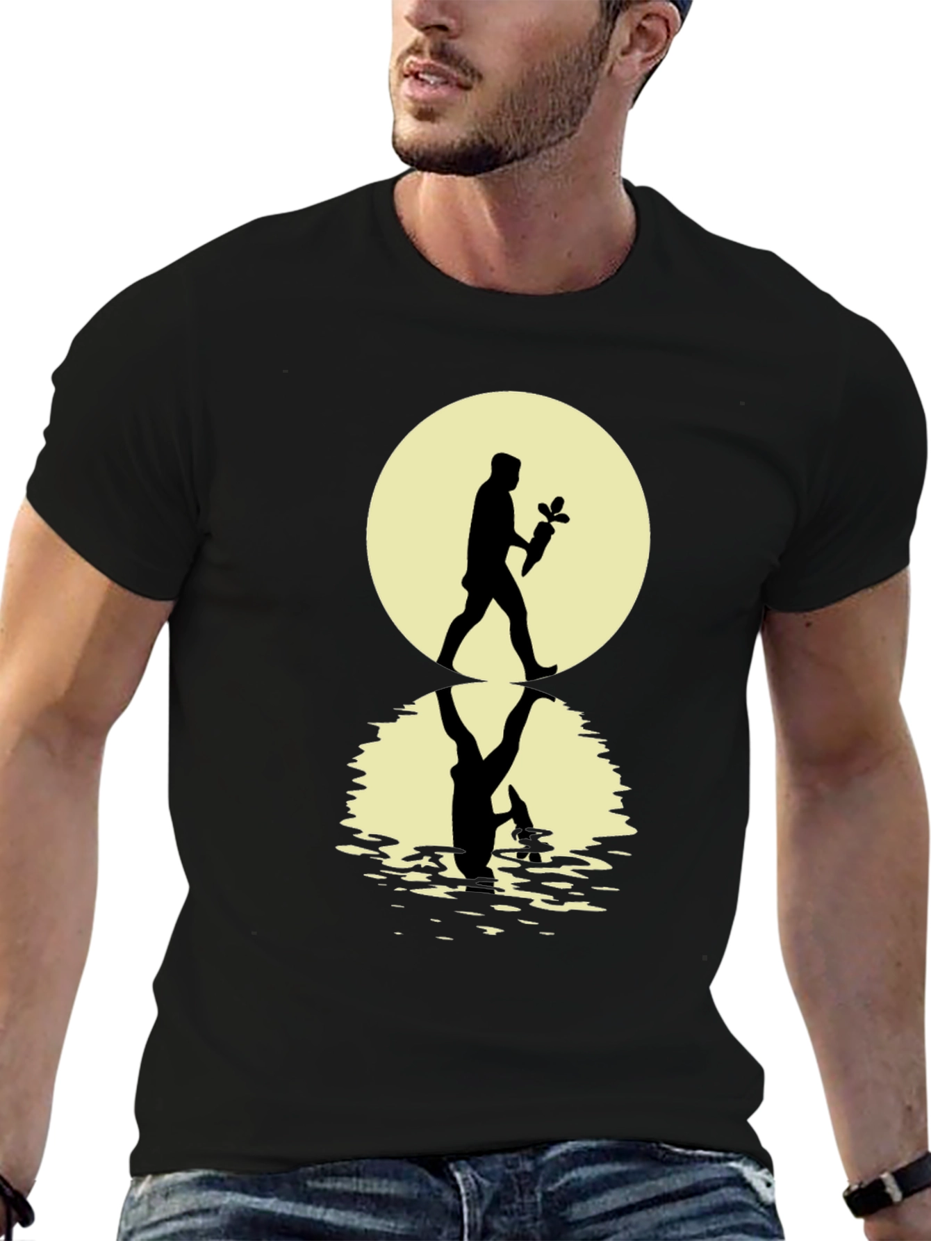 Silhouette Graphic Tee: Carrot Harvest
