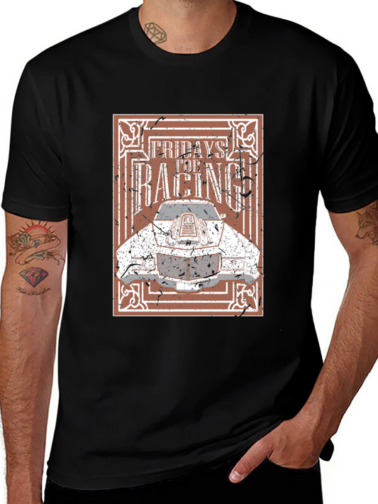 Fridays for Racing Graphic Tee - Motorsport Inspired Design