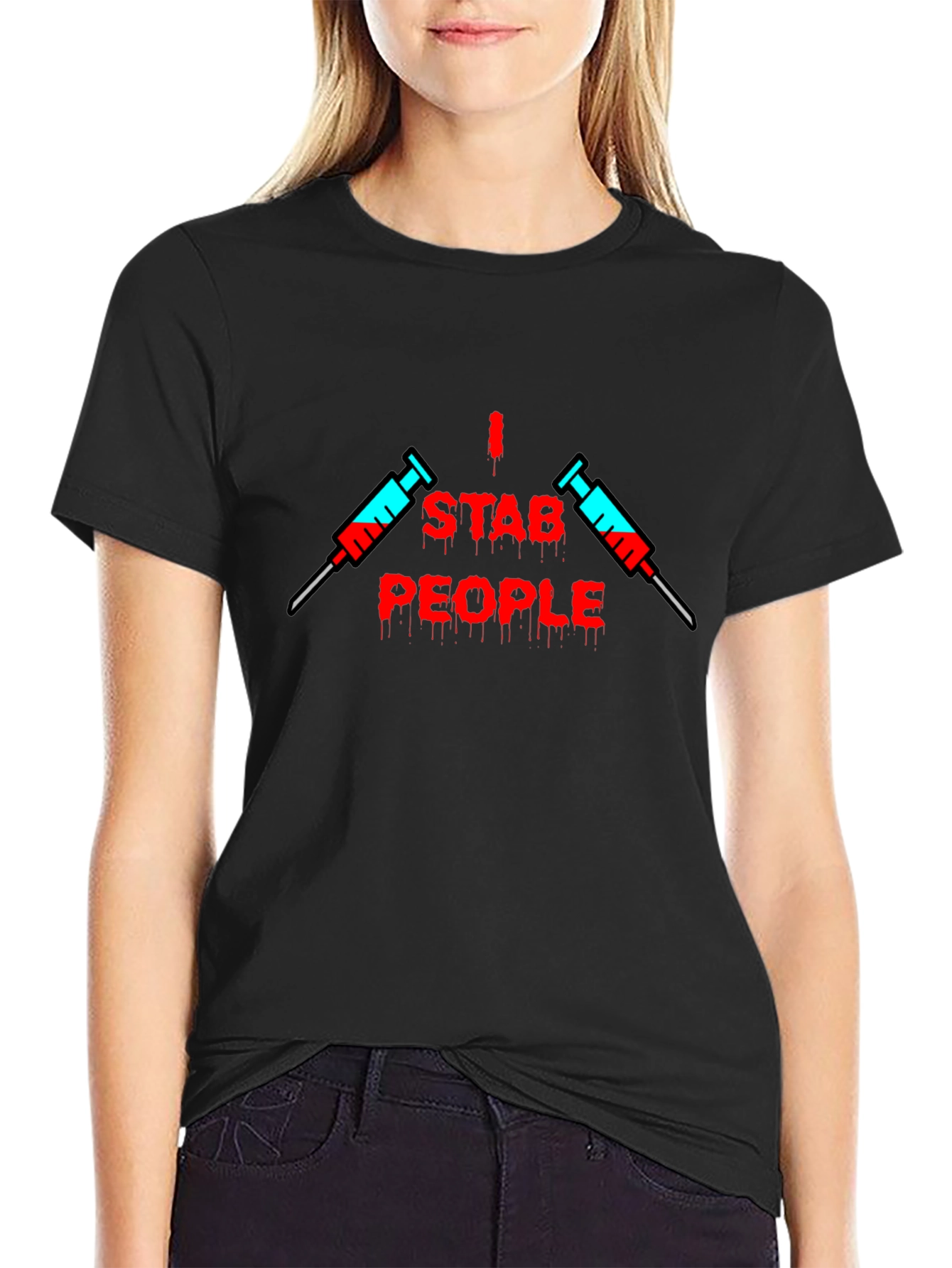 I Stab People Graphic Tee