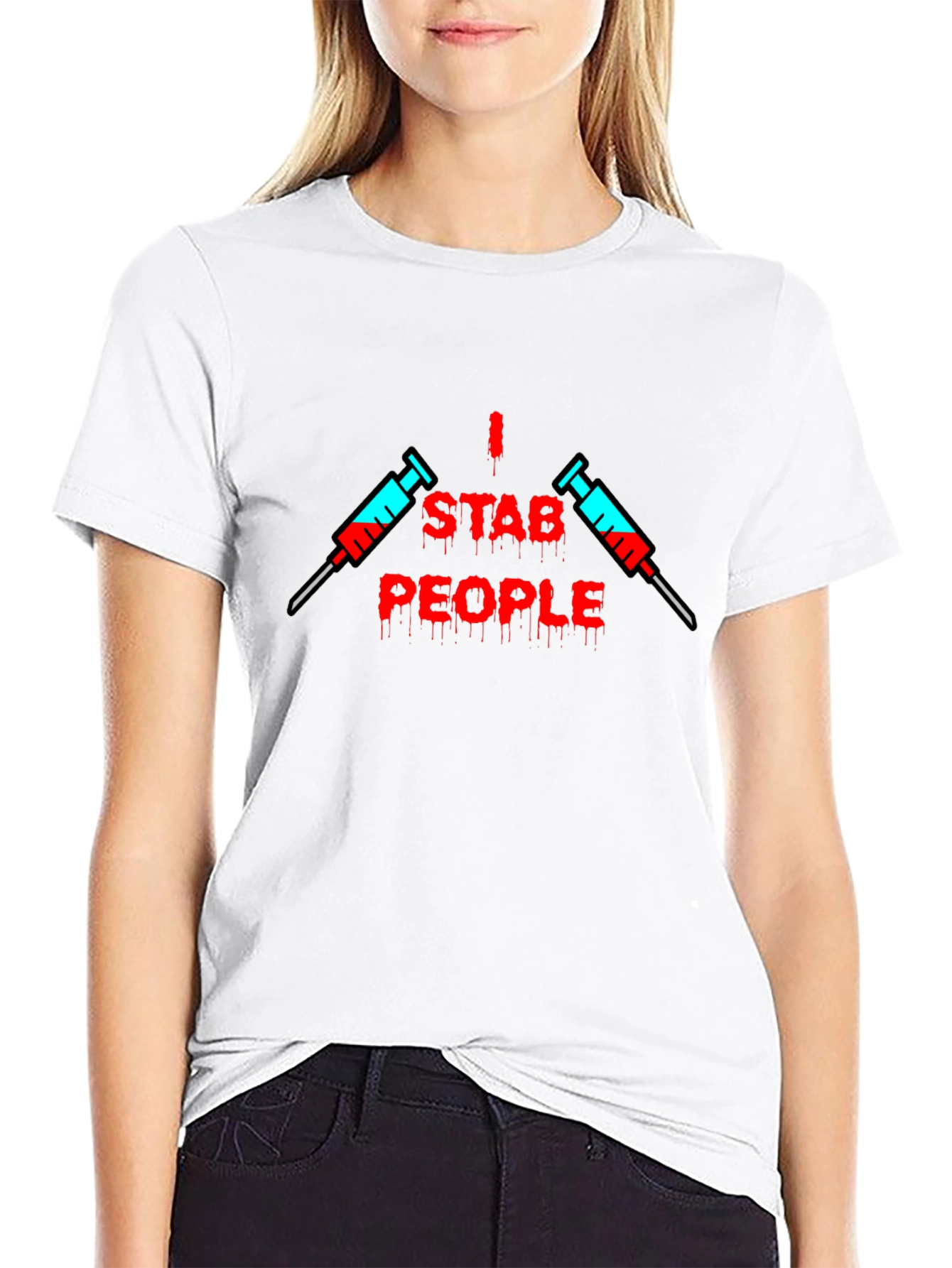 I Stab People Graphic Tee