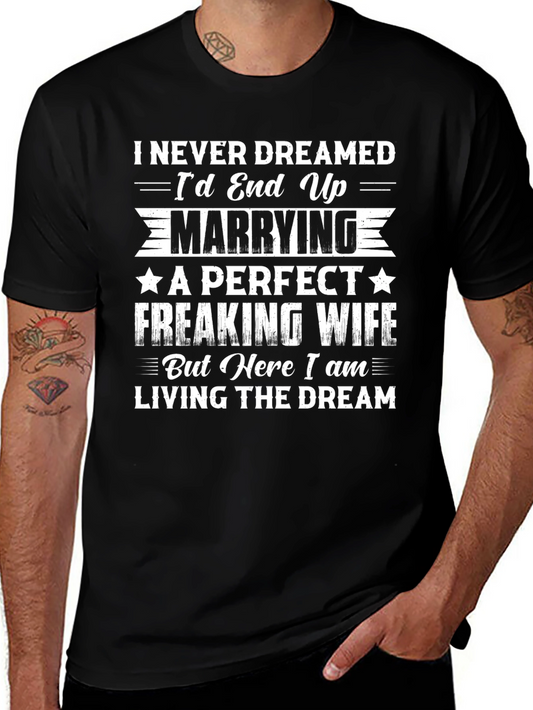 Perfect Wife Mens Black T-Shirt