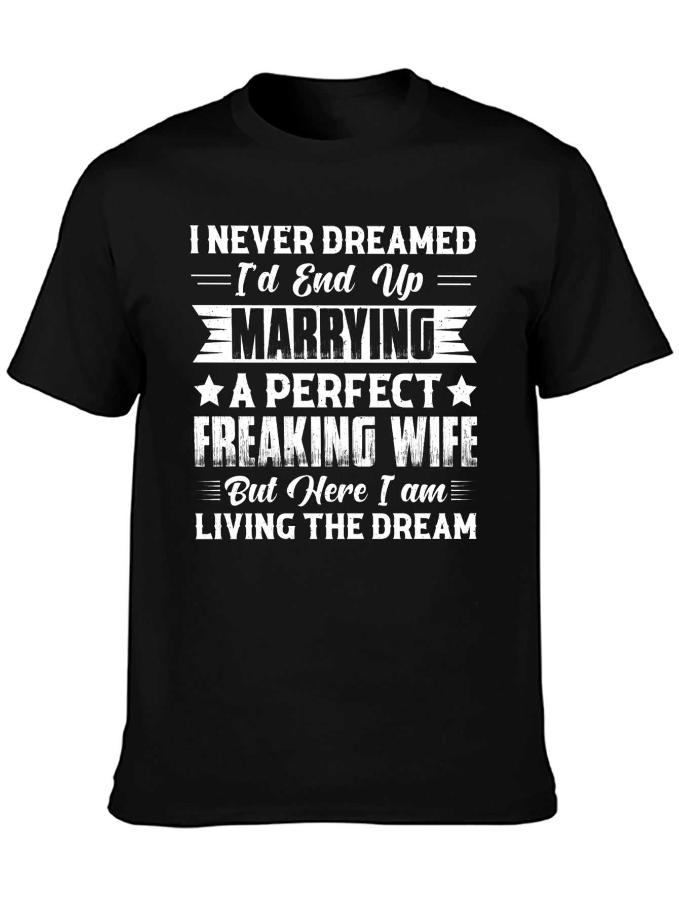 Perfect Wife Mens Black T-Shirt