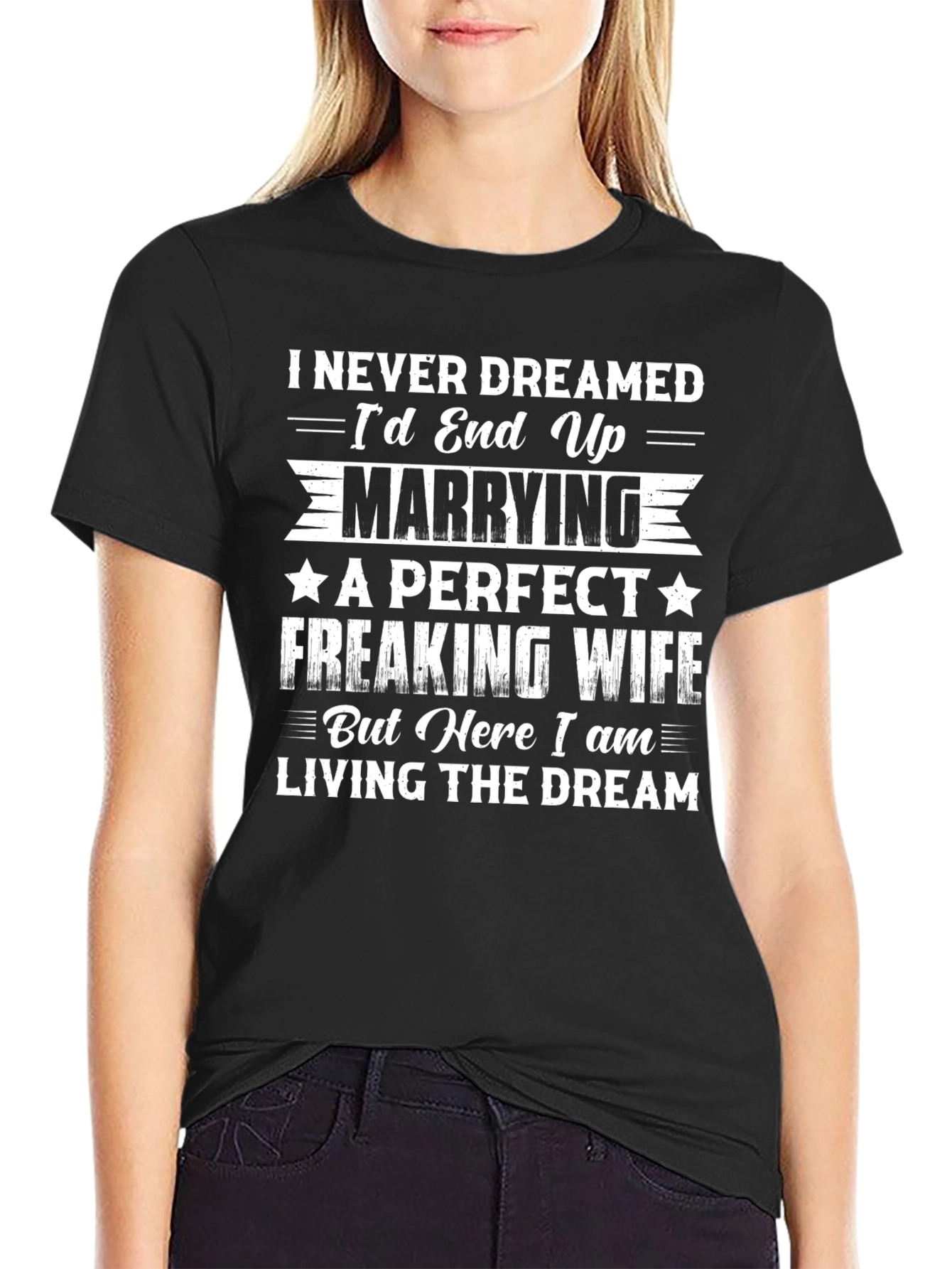 Perfect Wife Mens Black T-Shirt
