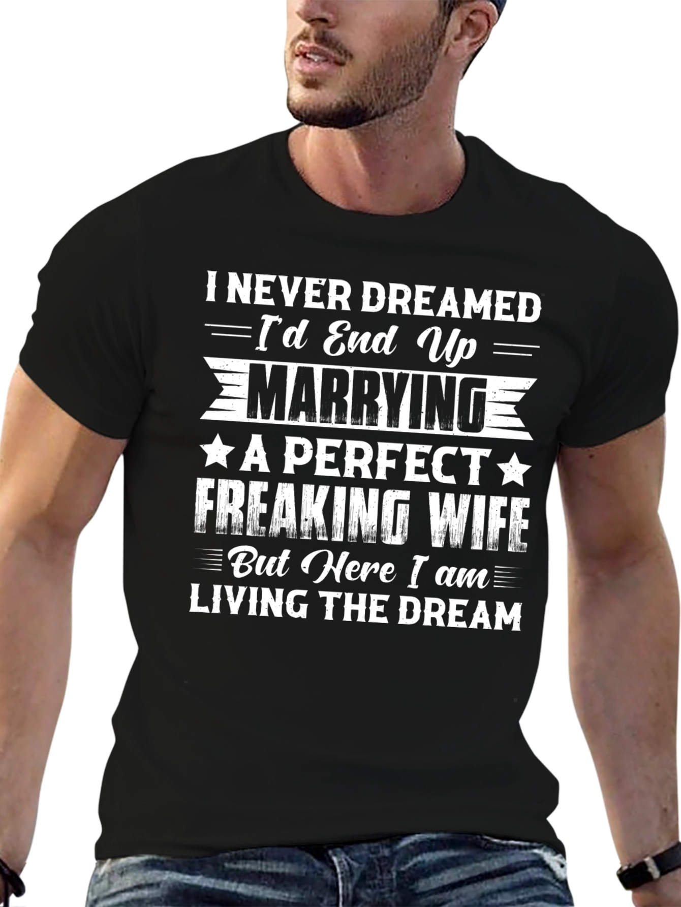 Perfect Wife Mens Black T-Shirt