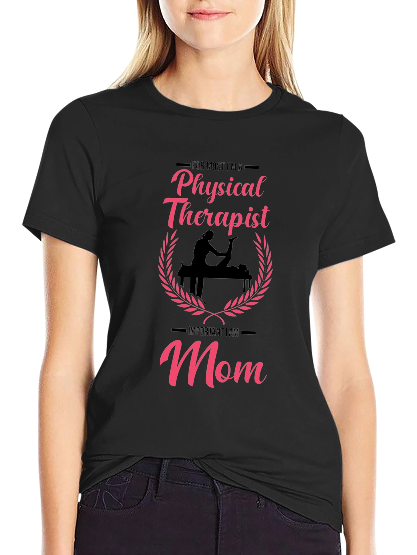 Physical Therapist Mom Graphic T-Shirt
