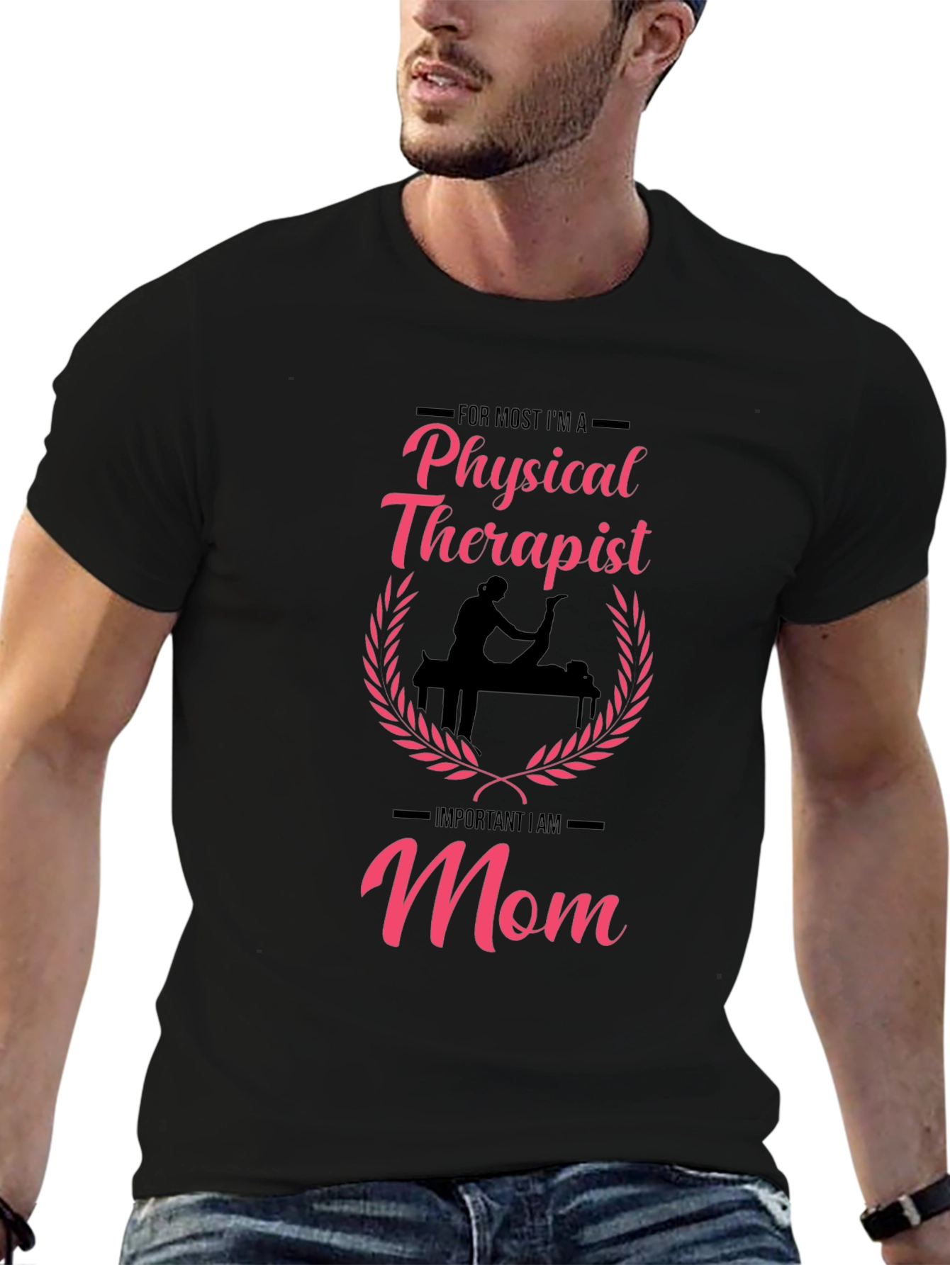 Physical Therapist Mom Graphic T-Shirt