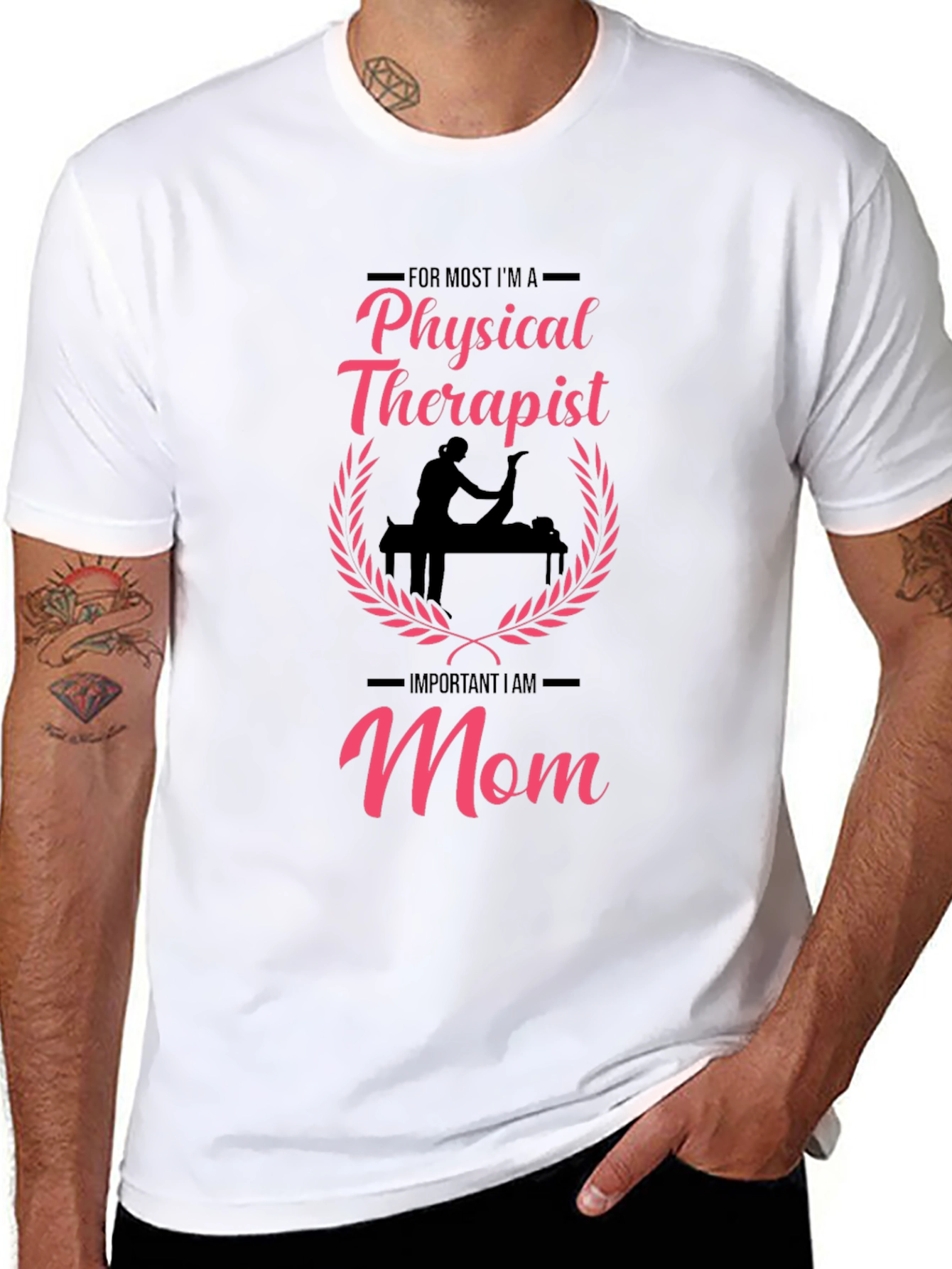 Physical Therapist Mom Graphic T-Shirt