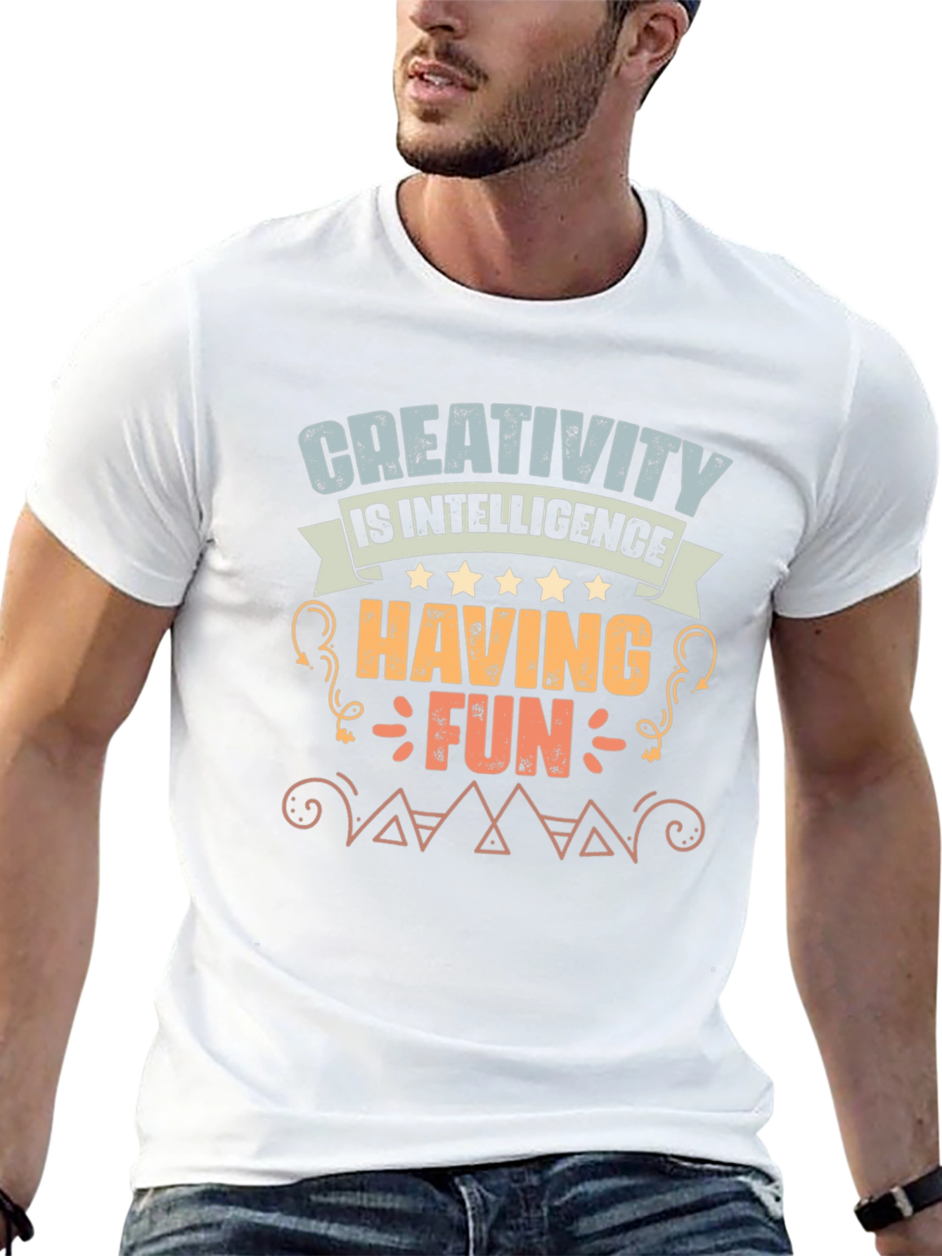 Creativity is Intelligence Having Fun Graphic Tee