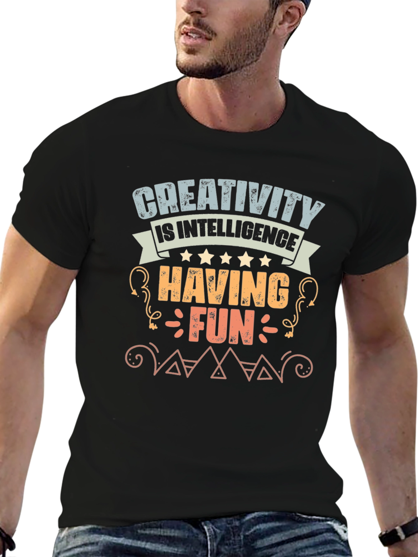 Creativity is Intelligence Having Fun Graphic Tee