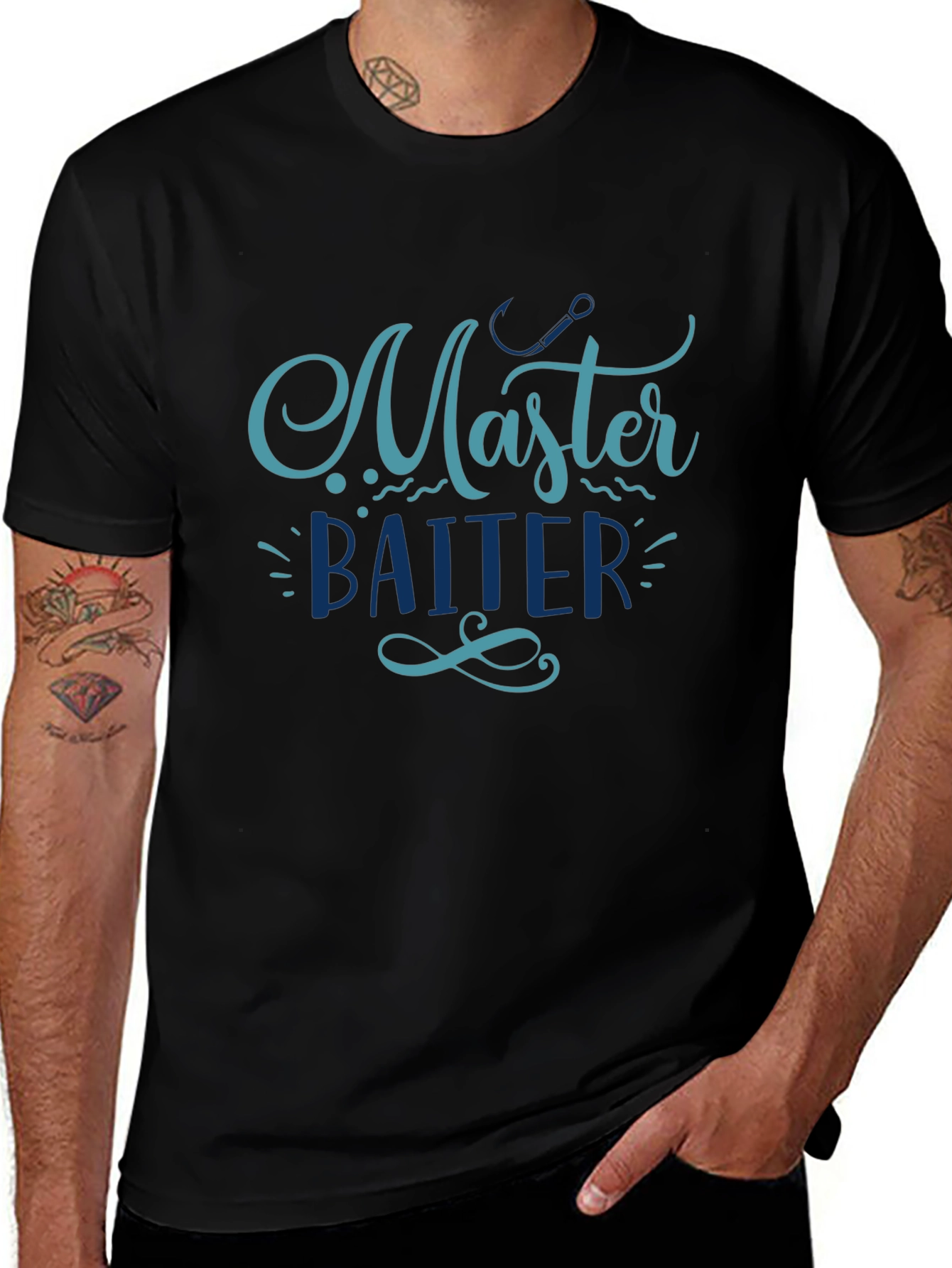 Master Baiter Fishing T-Shirt - Funny Fisherman Tee