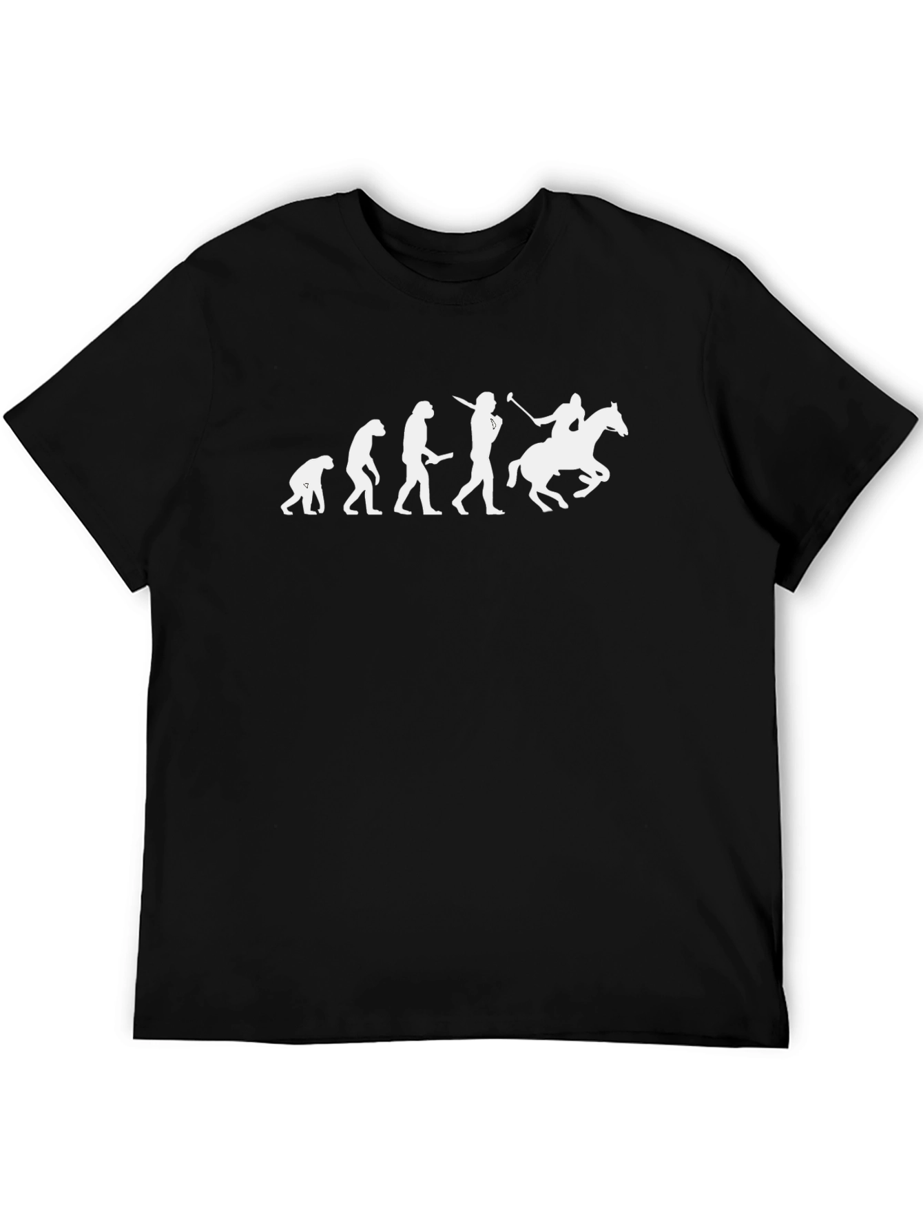 Evolution of Polo Black T-Shirt