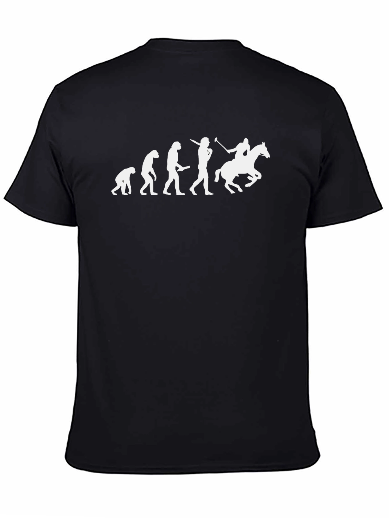 Evolution of Polo Black T-Shirt
