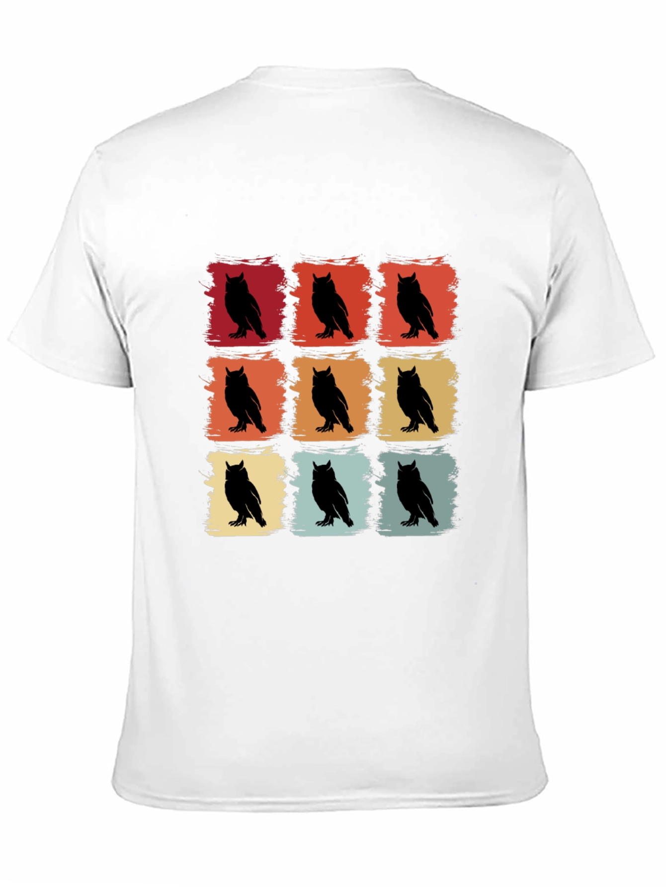 Retro Owl Silhouette Graphic Tee