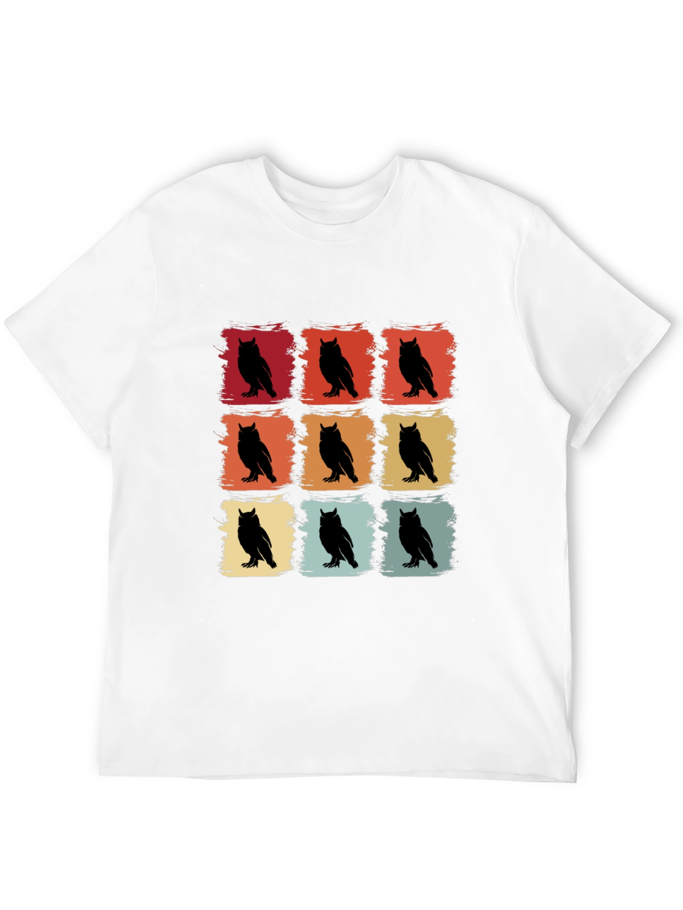 Retro Owl Silhouette Graphic Tee