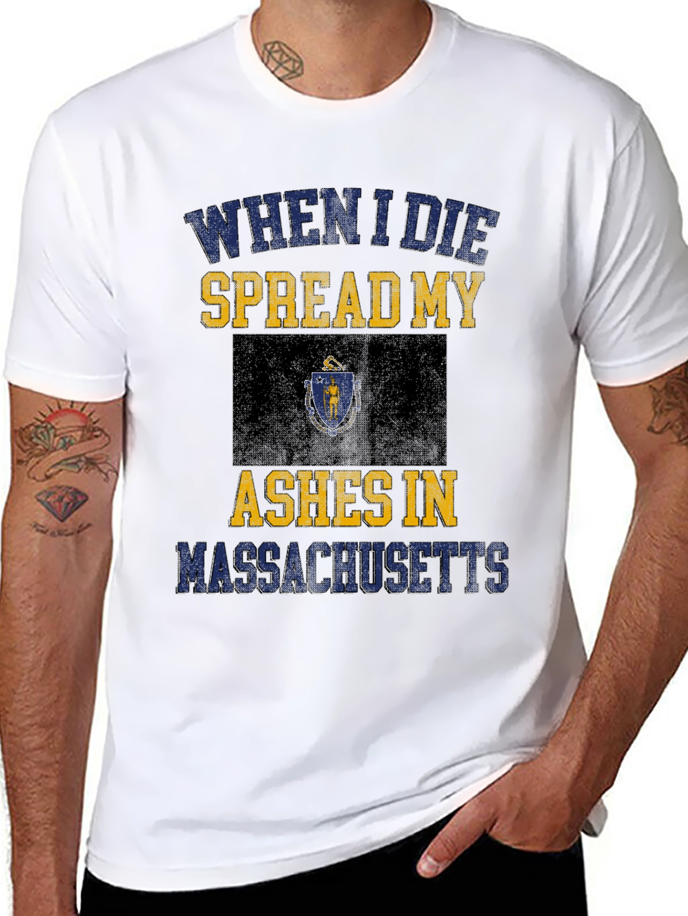 Massachusetts Ashes T-Shirt