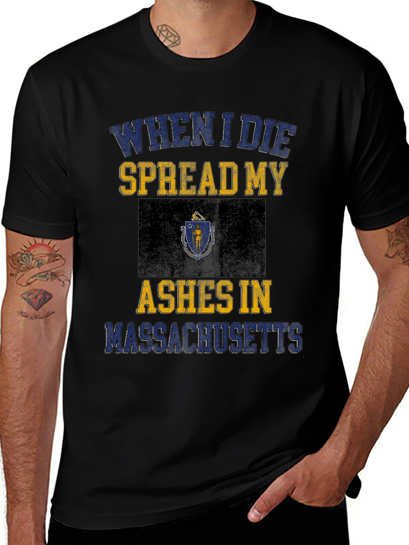Massachusetts Ashes T-Shirt