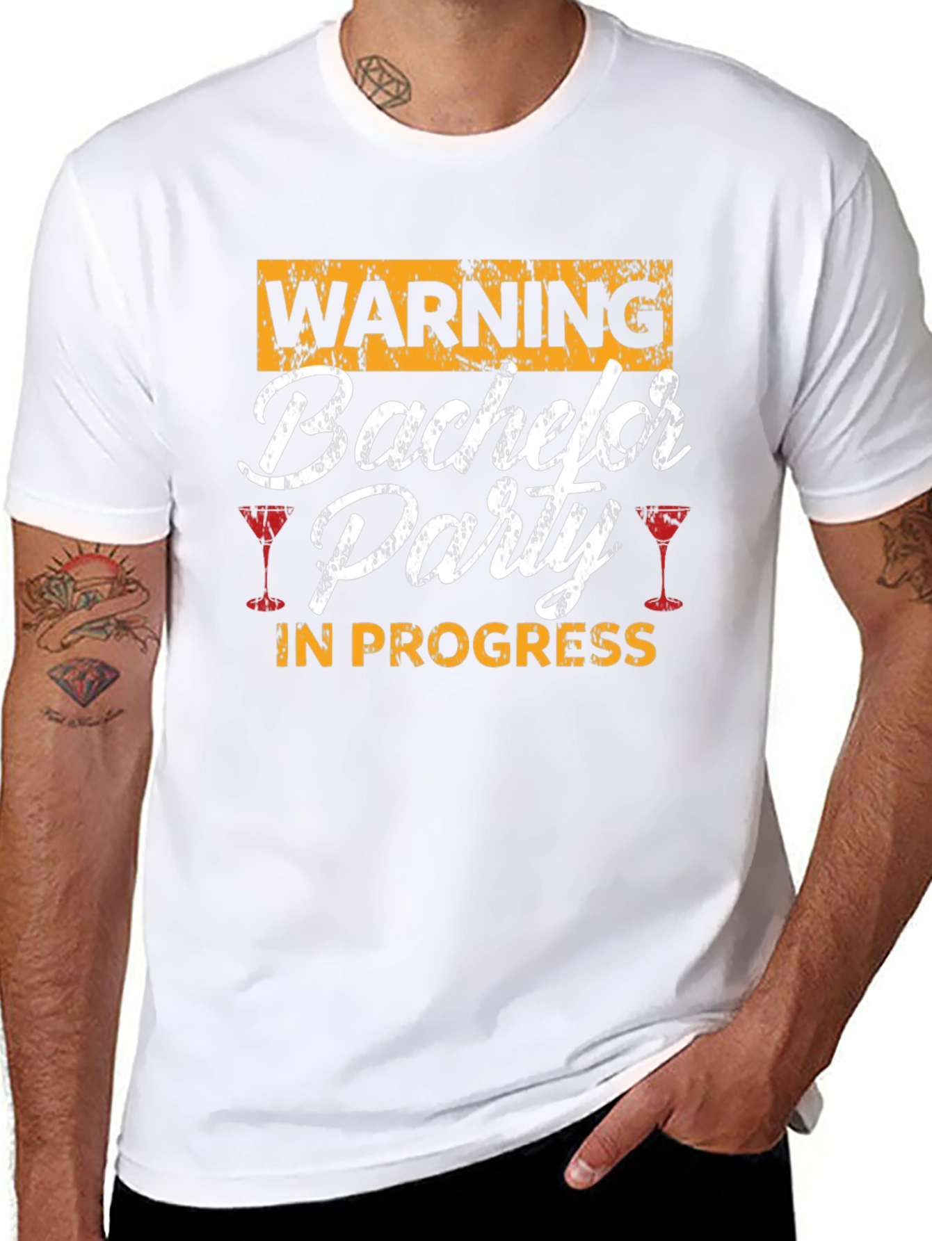 Bachelor Party in Progress Tee