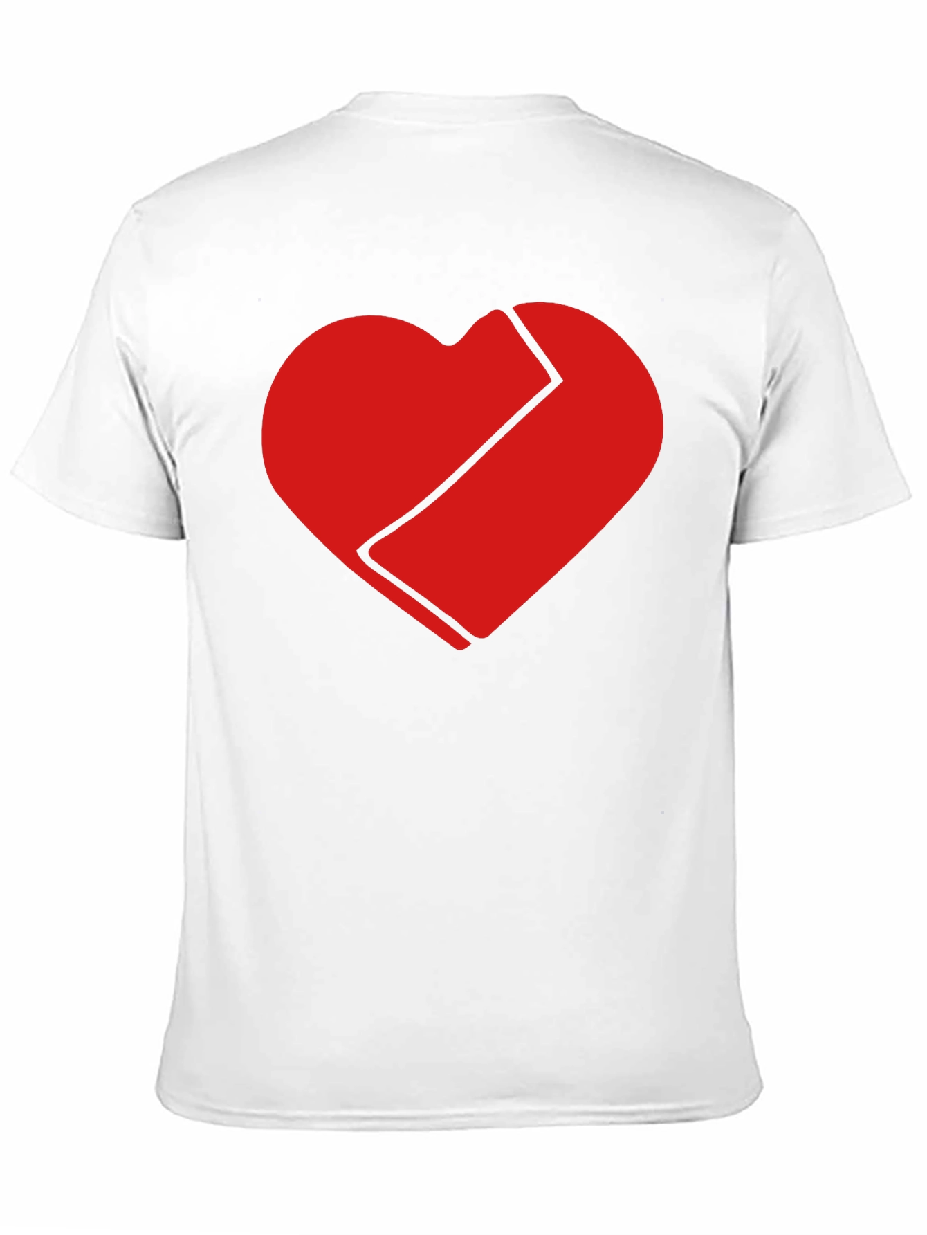 Broken Heart Graphic T-Shirt - Black
